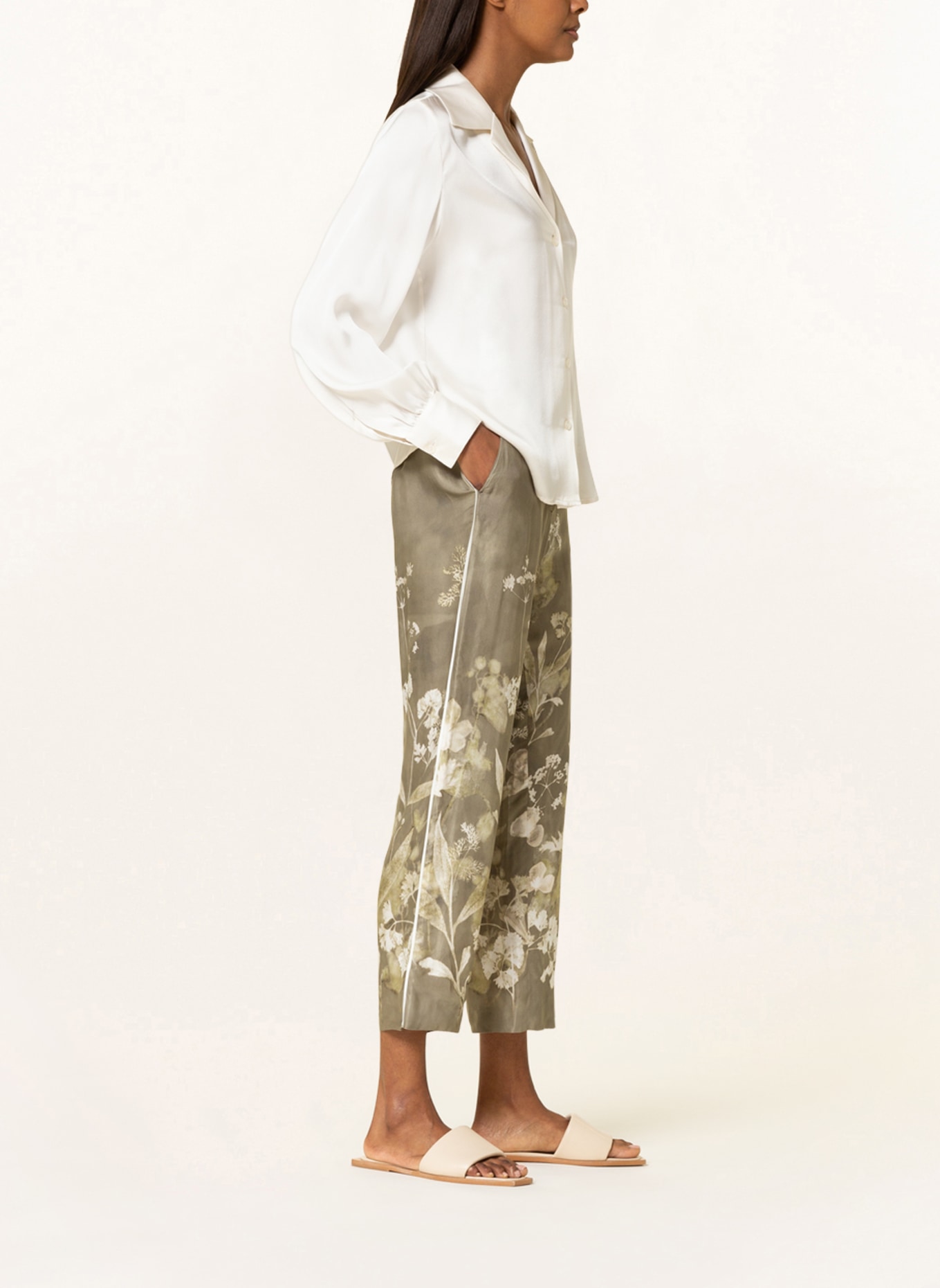 ELENA MIRO Culottes: LIGHT GREEN