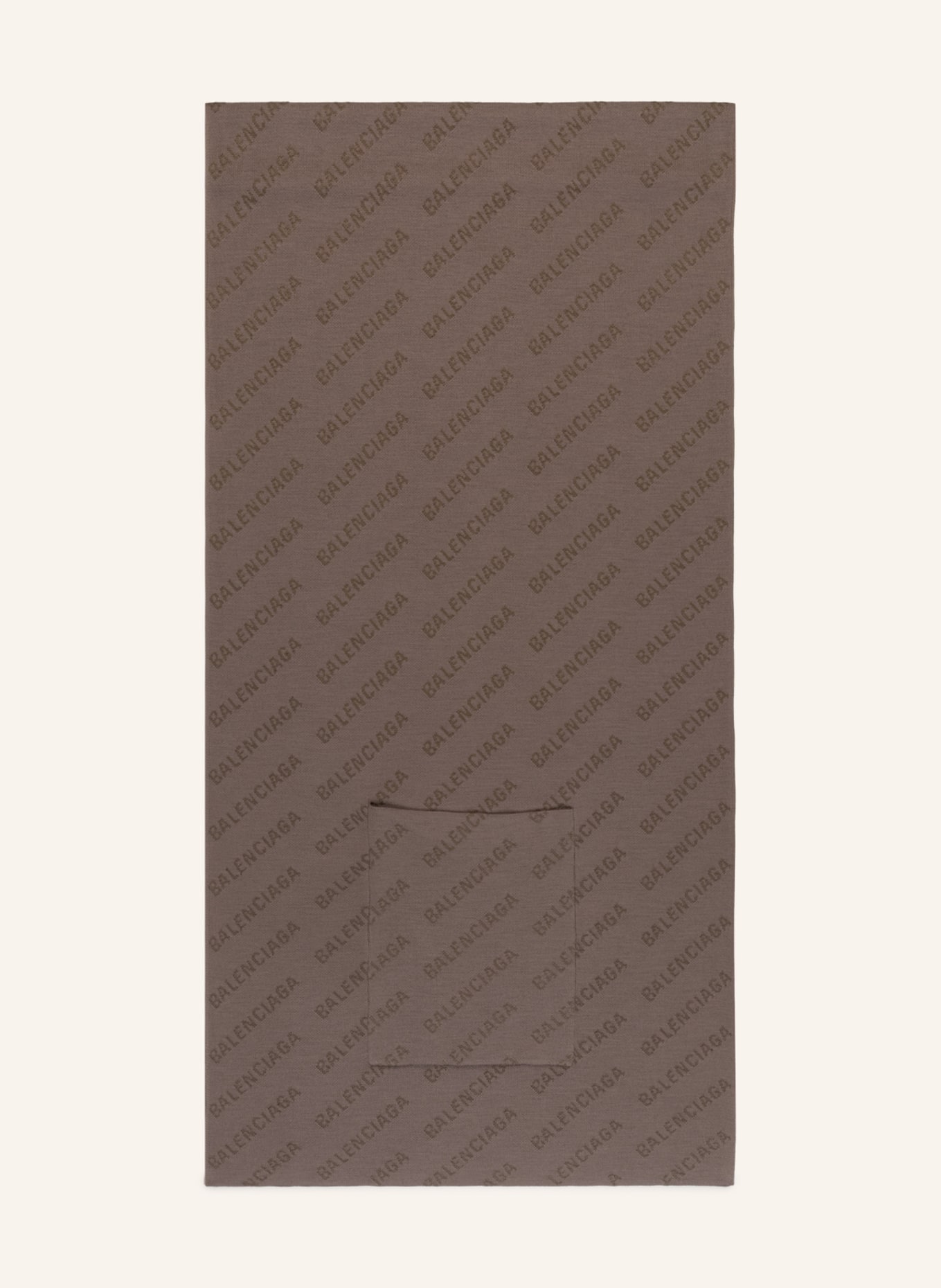 BALENCIAGA Seidenschal: BRAUN