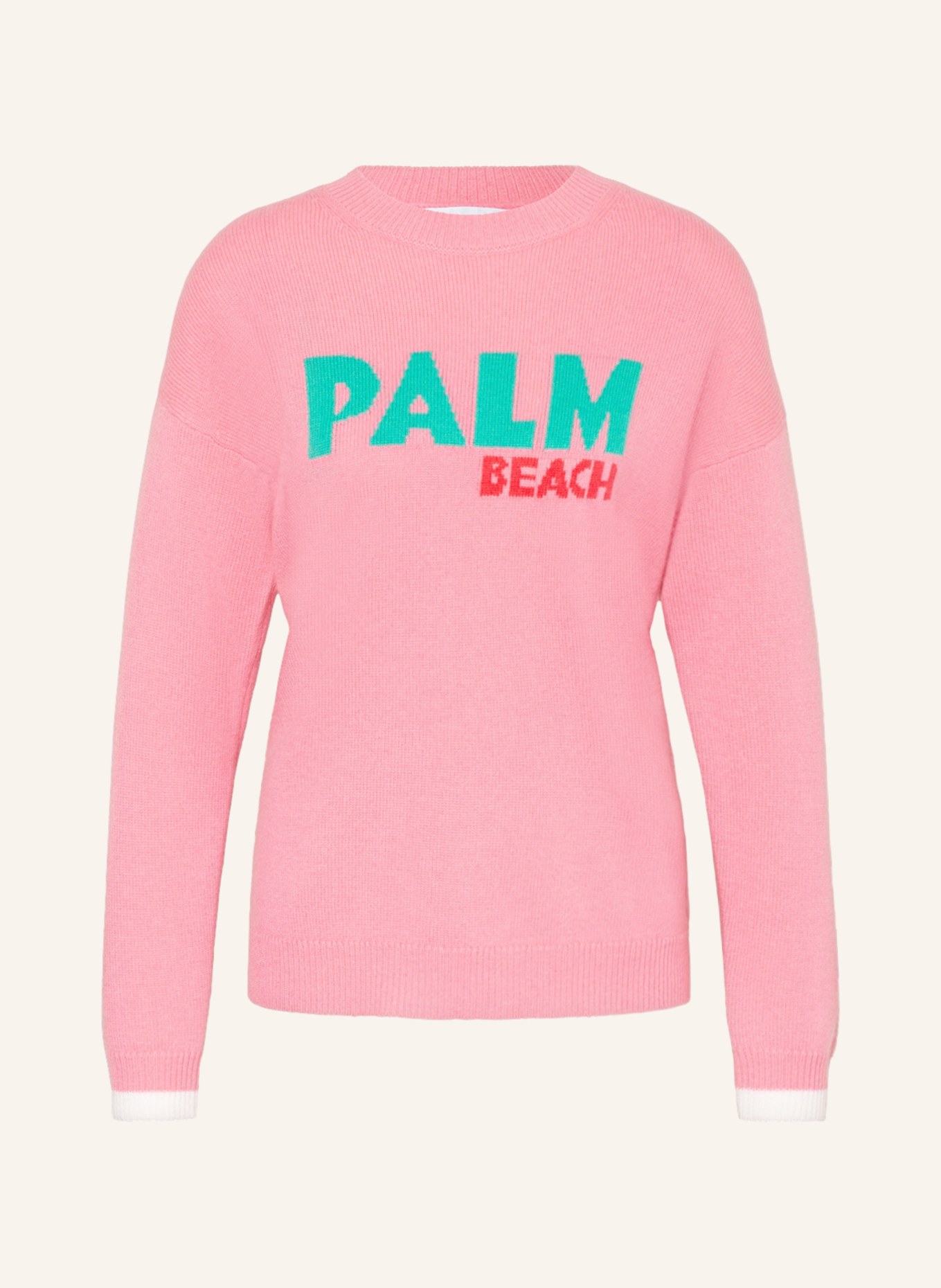 Catrin Schanz Cashmere sweater, Color: PINK/ GREEN/ RED (Image 1)
