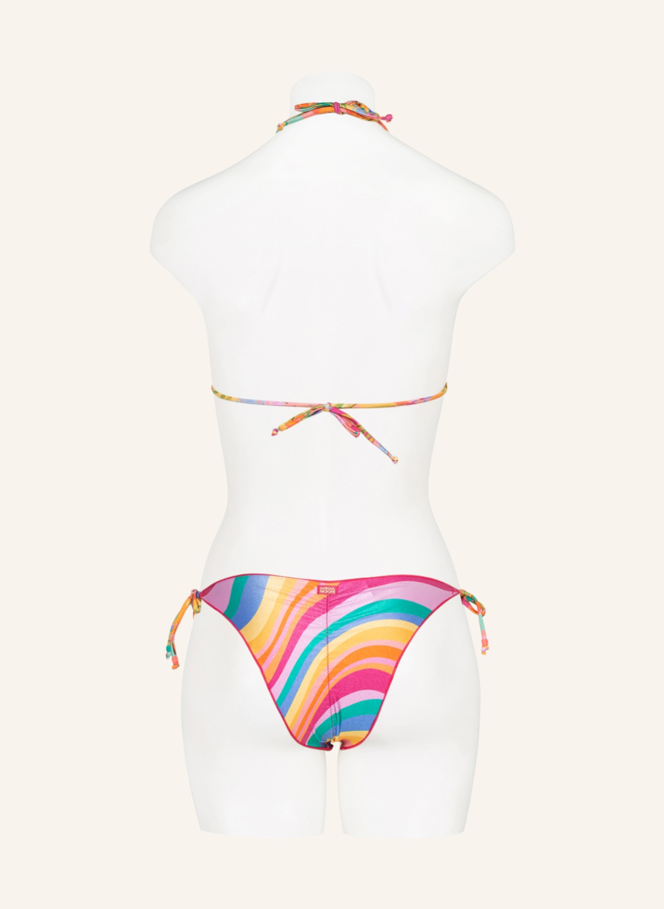 BANANA MOON Triangel-Bikini-Hose SCOOBY LUMA, Farbe: GELB/ PINK/ BLAU (Bild 3)