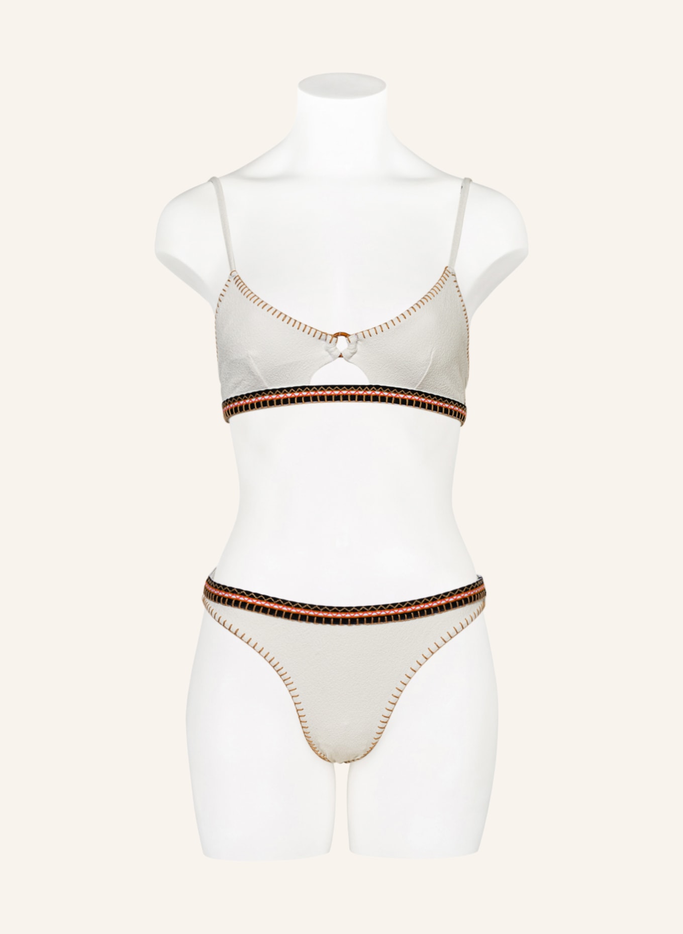 BANANA MOON Basic bikini bottoms SANTANY WINA , Color: ECRU (Image 2)