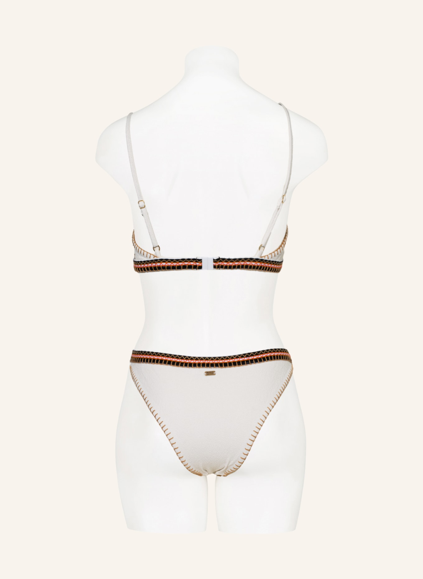 BANANA MOON Bralette bikini top SANTANY MELIO , Color: ECRU (Image 3)