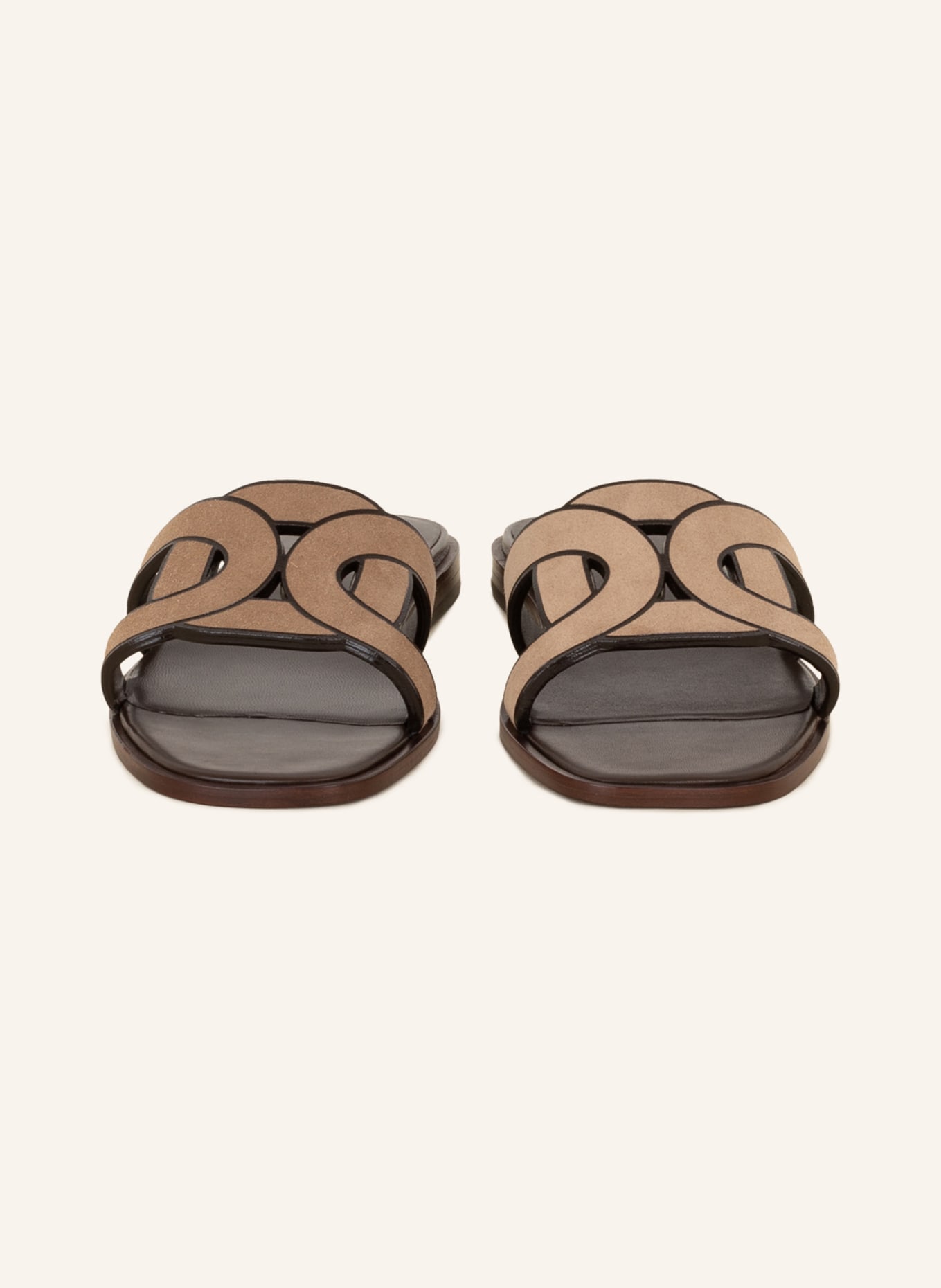 TOD'S Slides CUOIO, Color: DARK BROWN (Image 3)