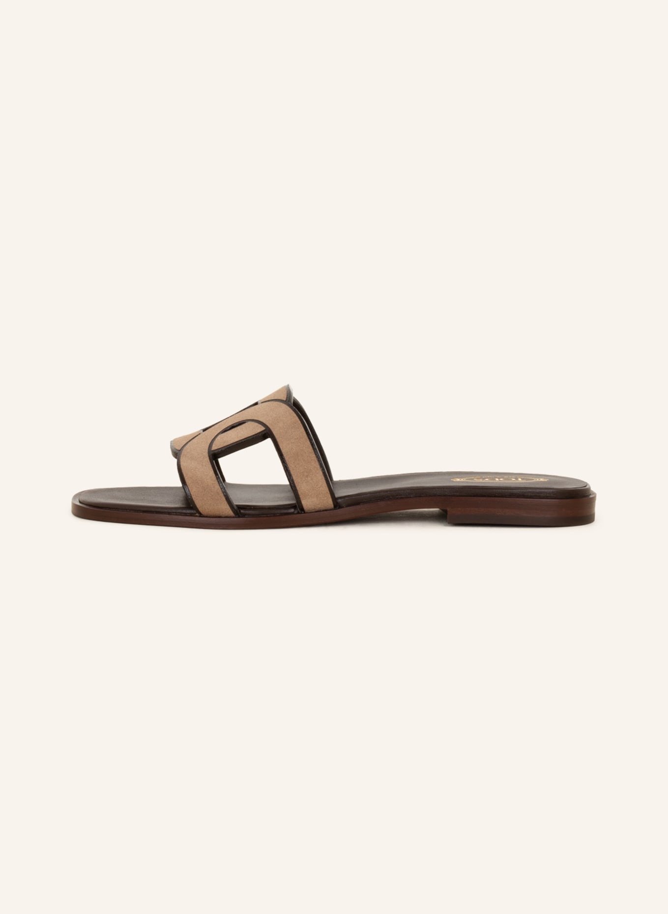 TOD'S Slides CUOIO, Color: DARK BROWN (Image 4)
