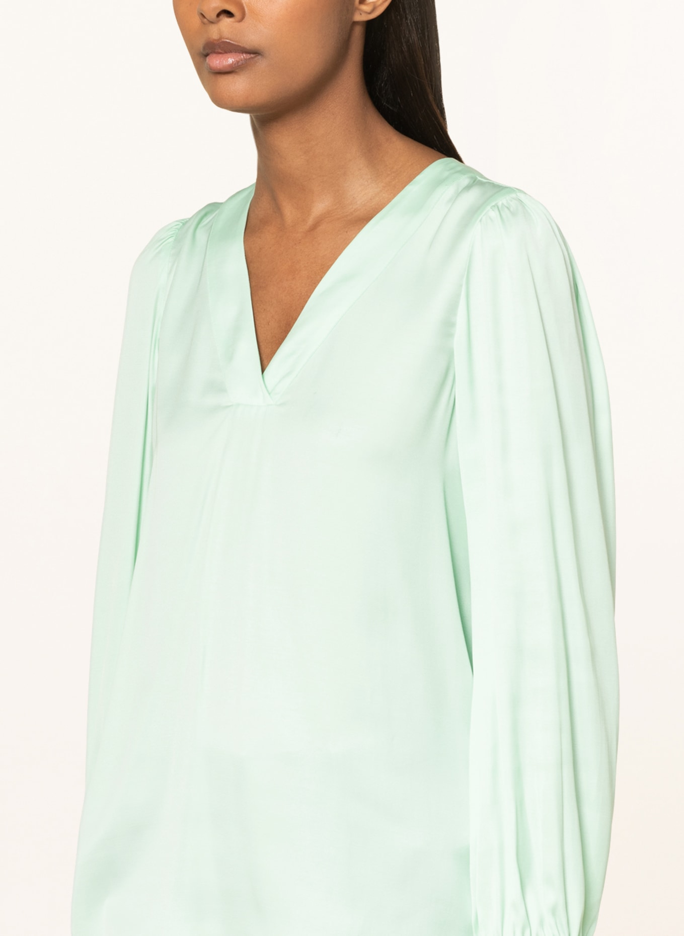 comma Shirt blouse , Color: LIGHT GREEN (Image 4)