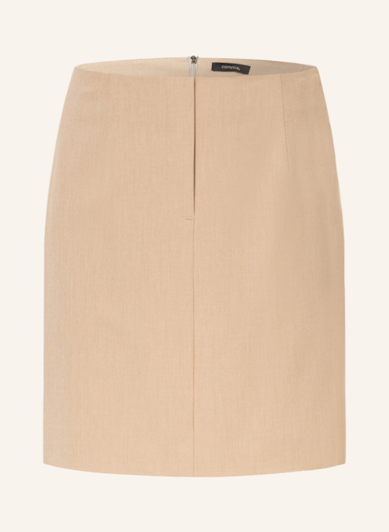 comma Skirt, Color: CAMEL (Image 1)