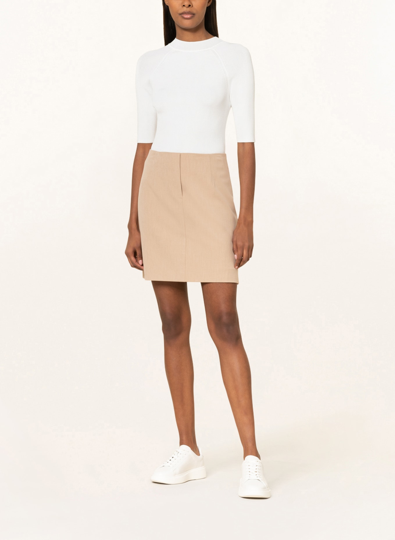 comma Skirt, Color: CAMEL (Image 2)