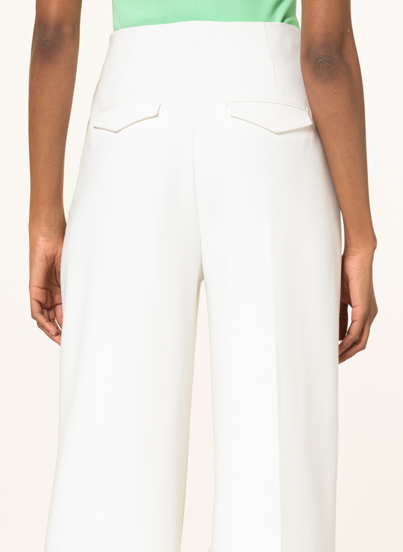comma Wide leg trousers , Color: WHITE (Image 5)