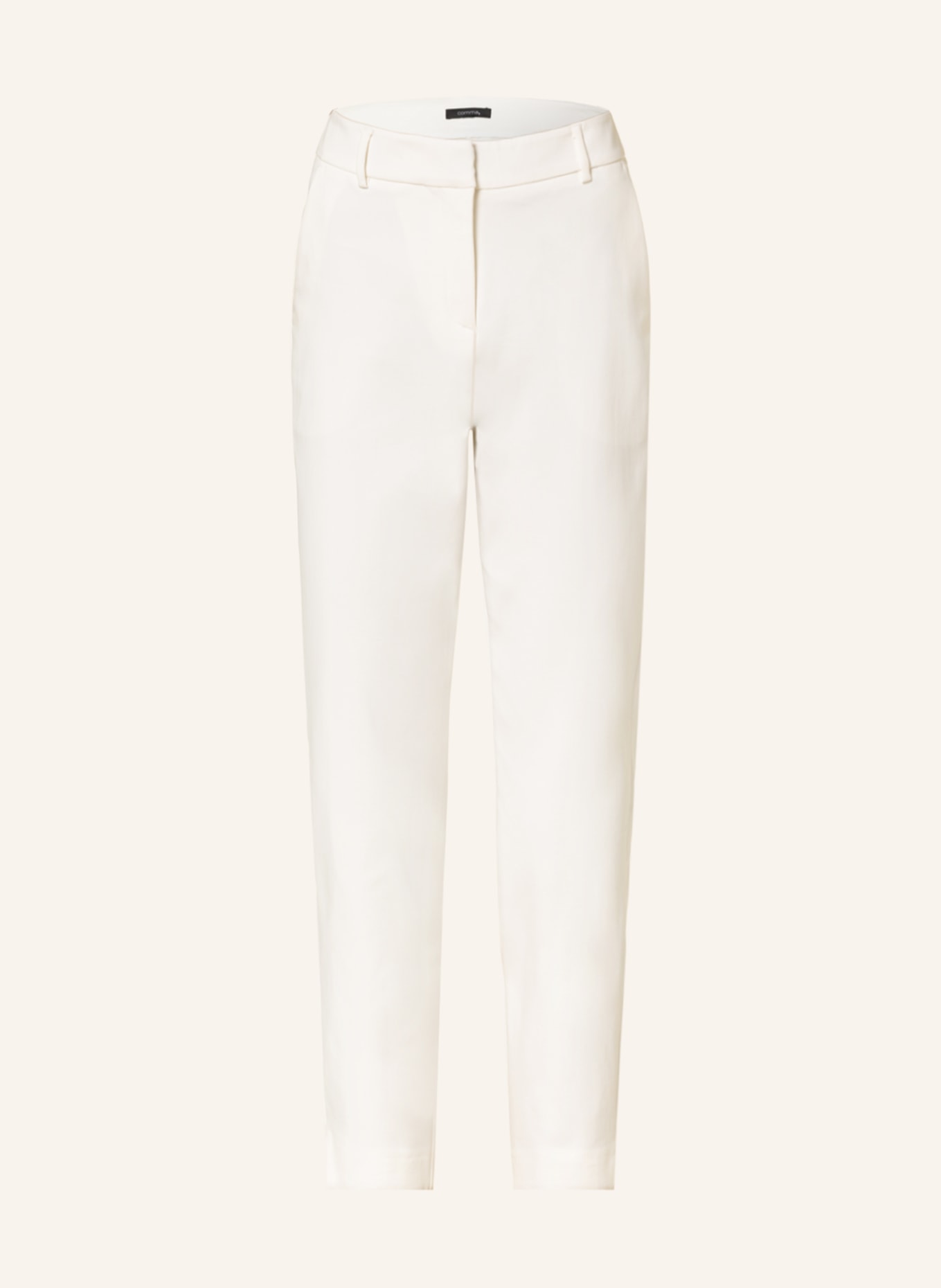 comma Chinos, Color: WHITE (Image 1)