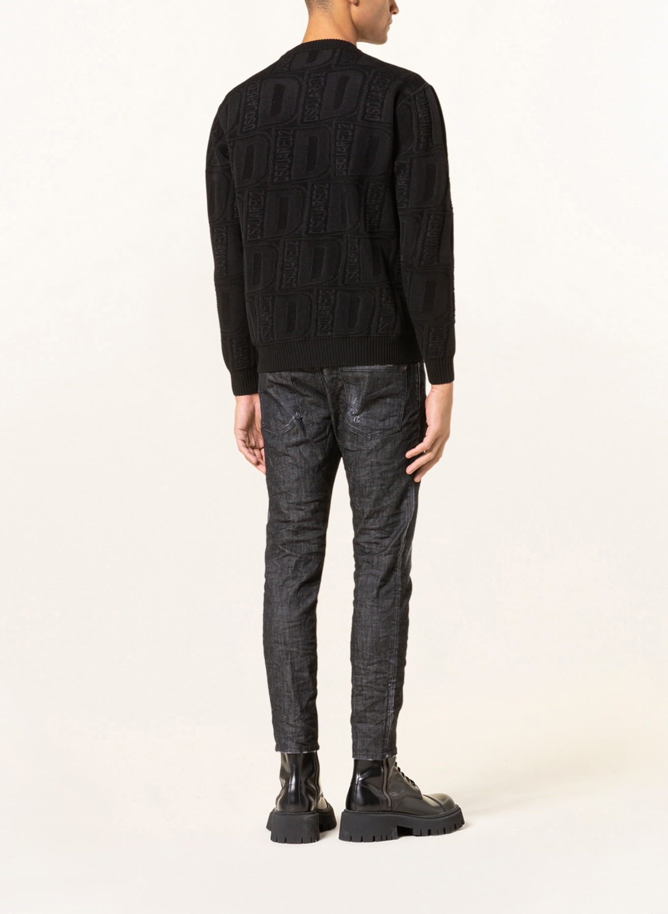 DSQUARED2 Jeans SKATER slim fit, Color: 900 BLACK (Image 3)
