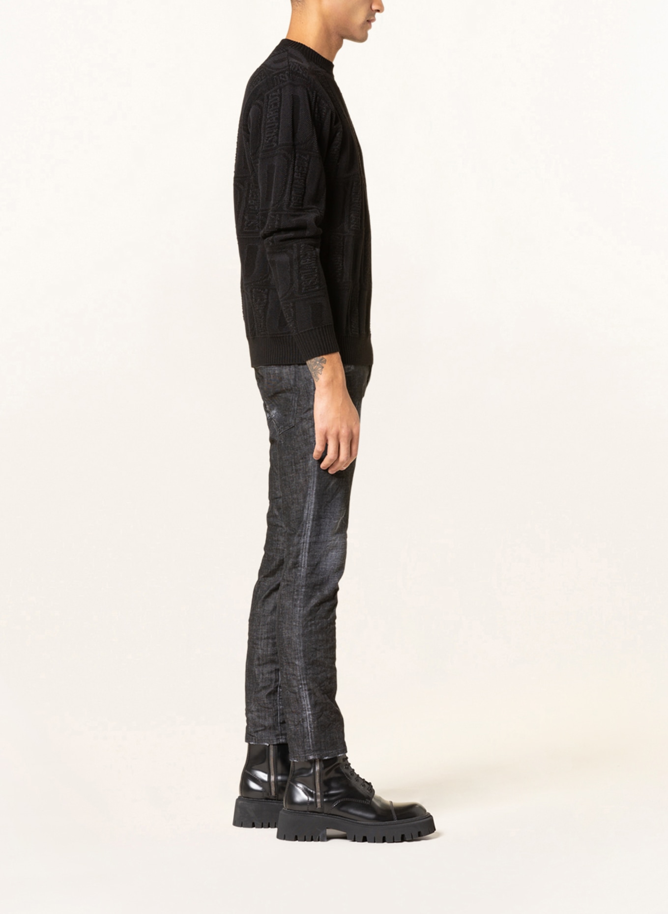 DSQUARED2 Jeans SKATER slim fit, Color: 900 BLACK (Image 4)