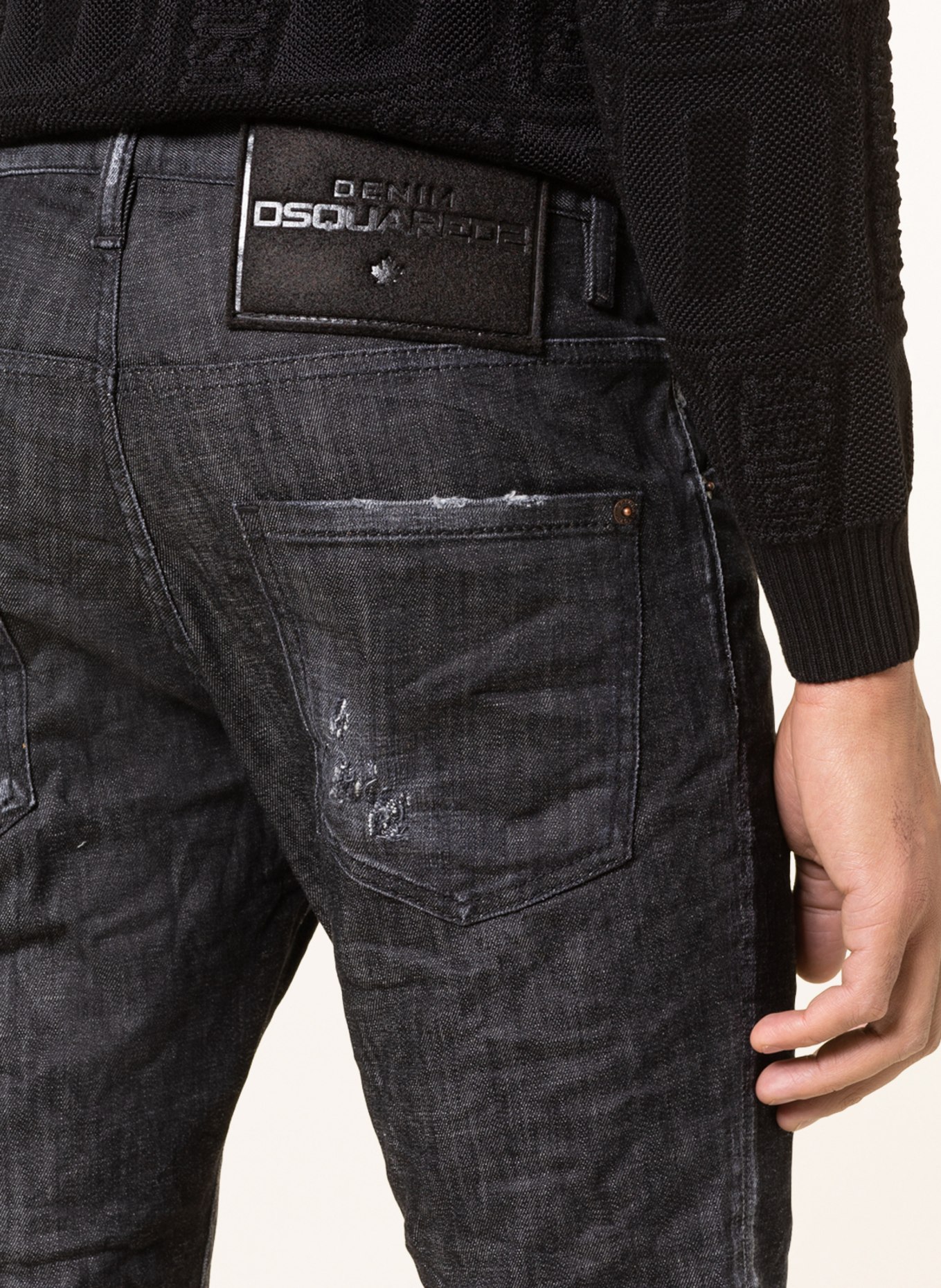 DSQUARED2 Jeans SKATER Slim Fit, Farbe: 900 BLACK (Bild 5)