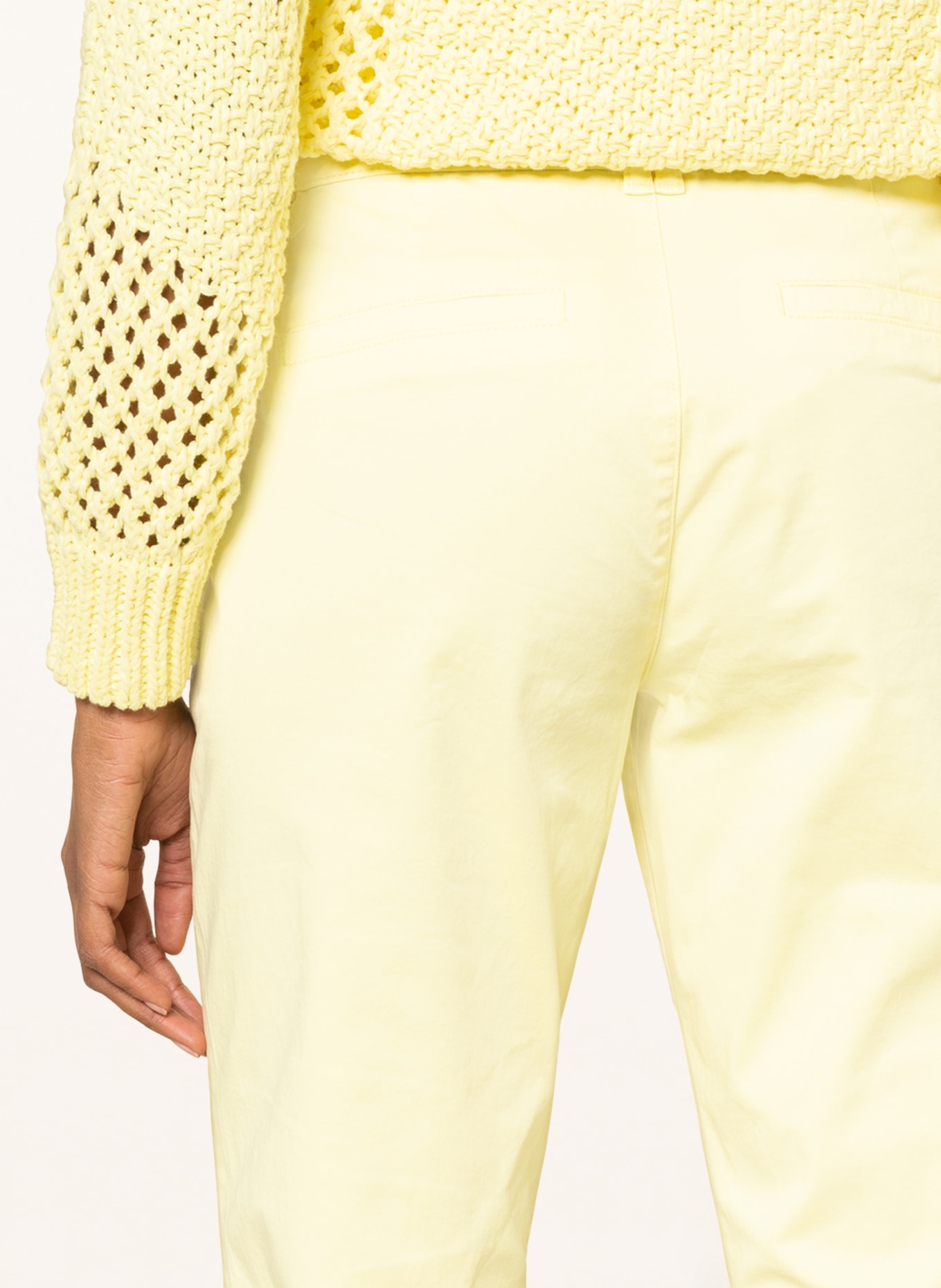 comma casual identity Chinos, Color: YELLOW (Image 5)