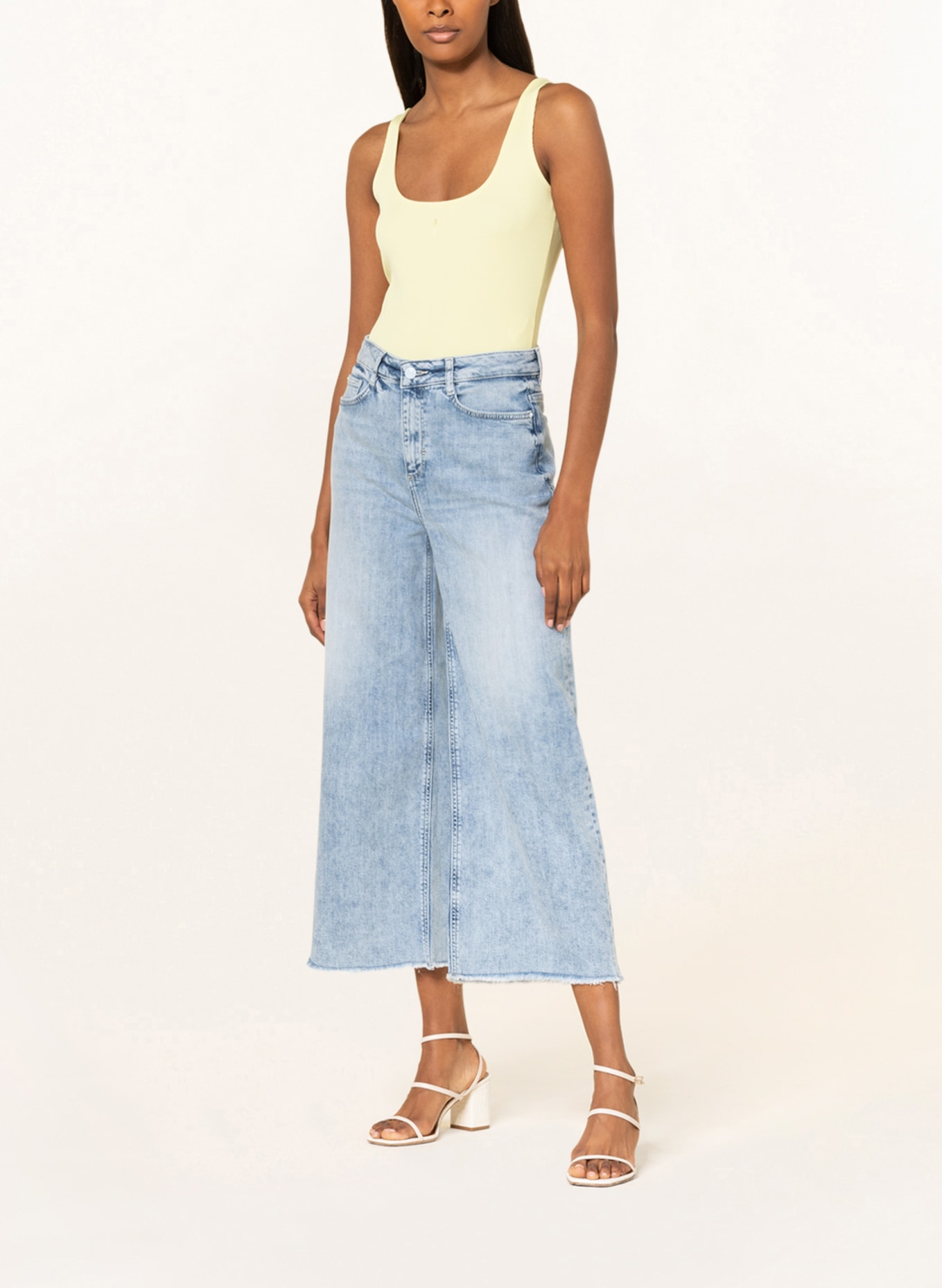comma casual identity Culotte jeans, Color: 52Z6 BLUE (Image 2)
