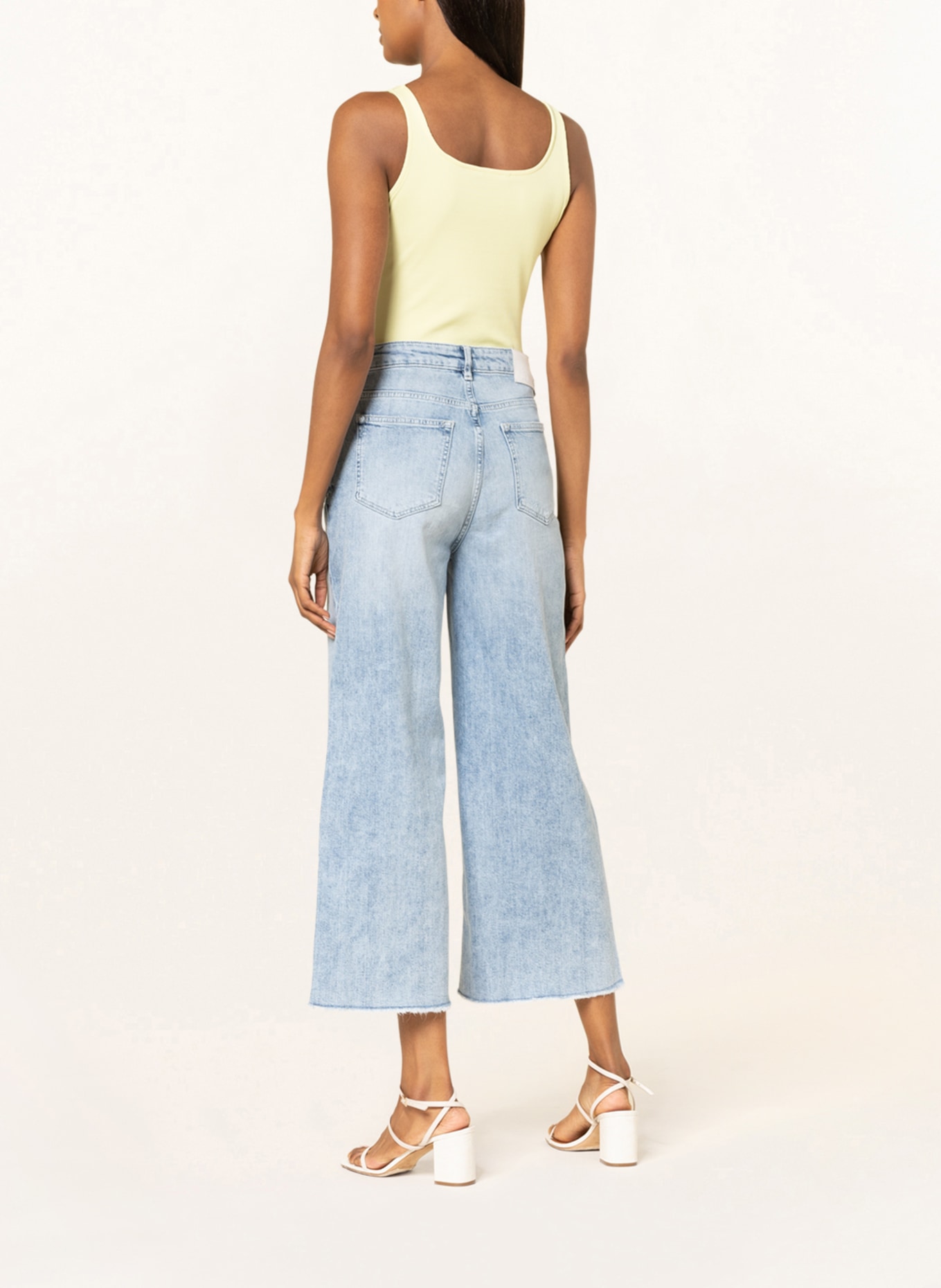 comma casual identity Culotte jeans, Color: 52Z6 BLUE (Image 3)