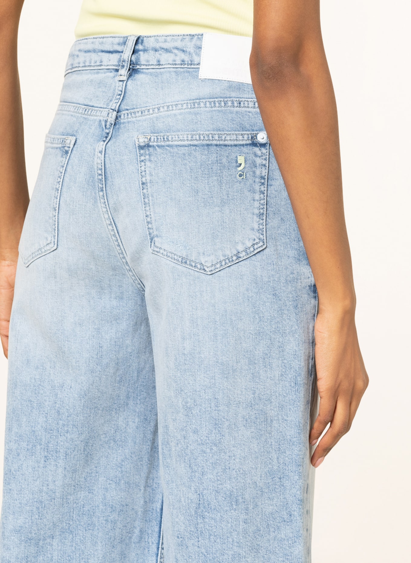 comma casual identity Culotte jeans, Color: 52Z6 BLUE (Image 5)