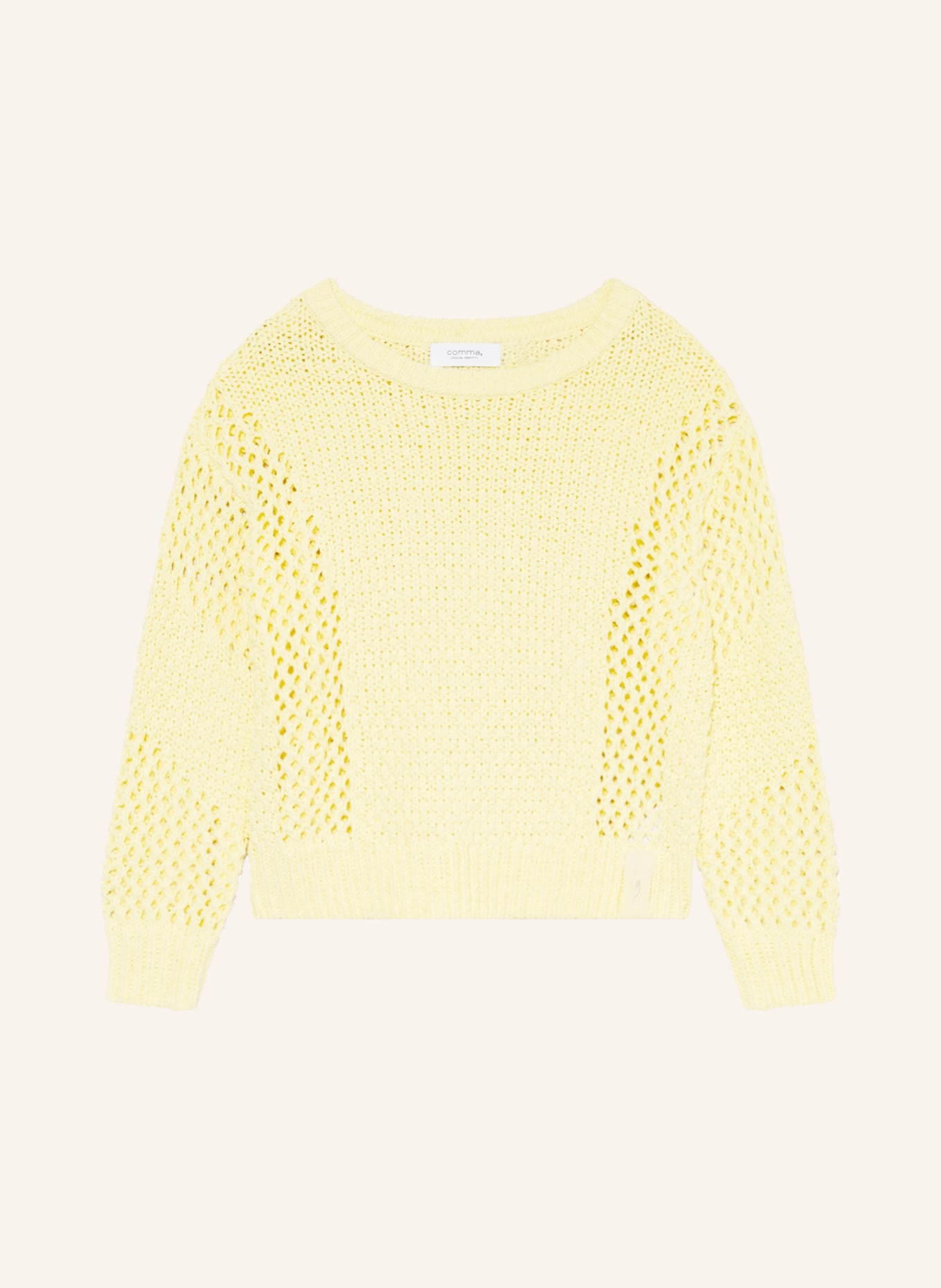 comma casual identity Sweater, Color: YELLOW (Image 1)