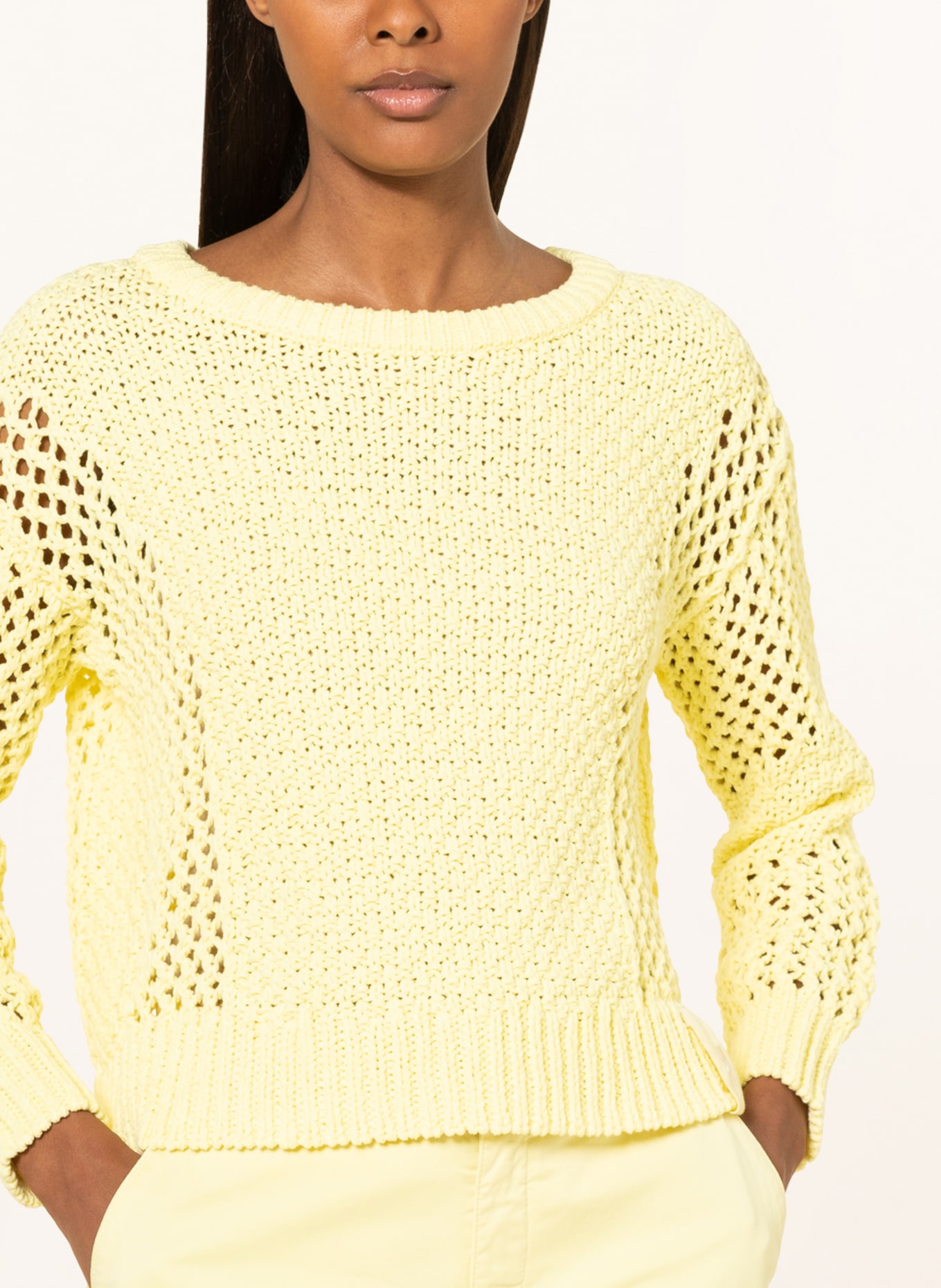 comma casual identity Sweater, Color: YELLOW (Image 4)