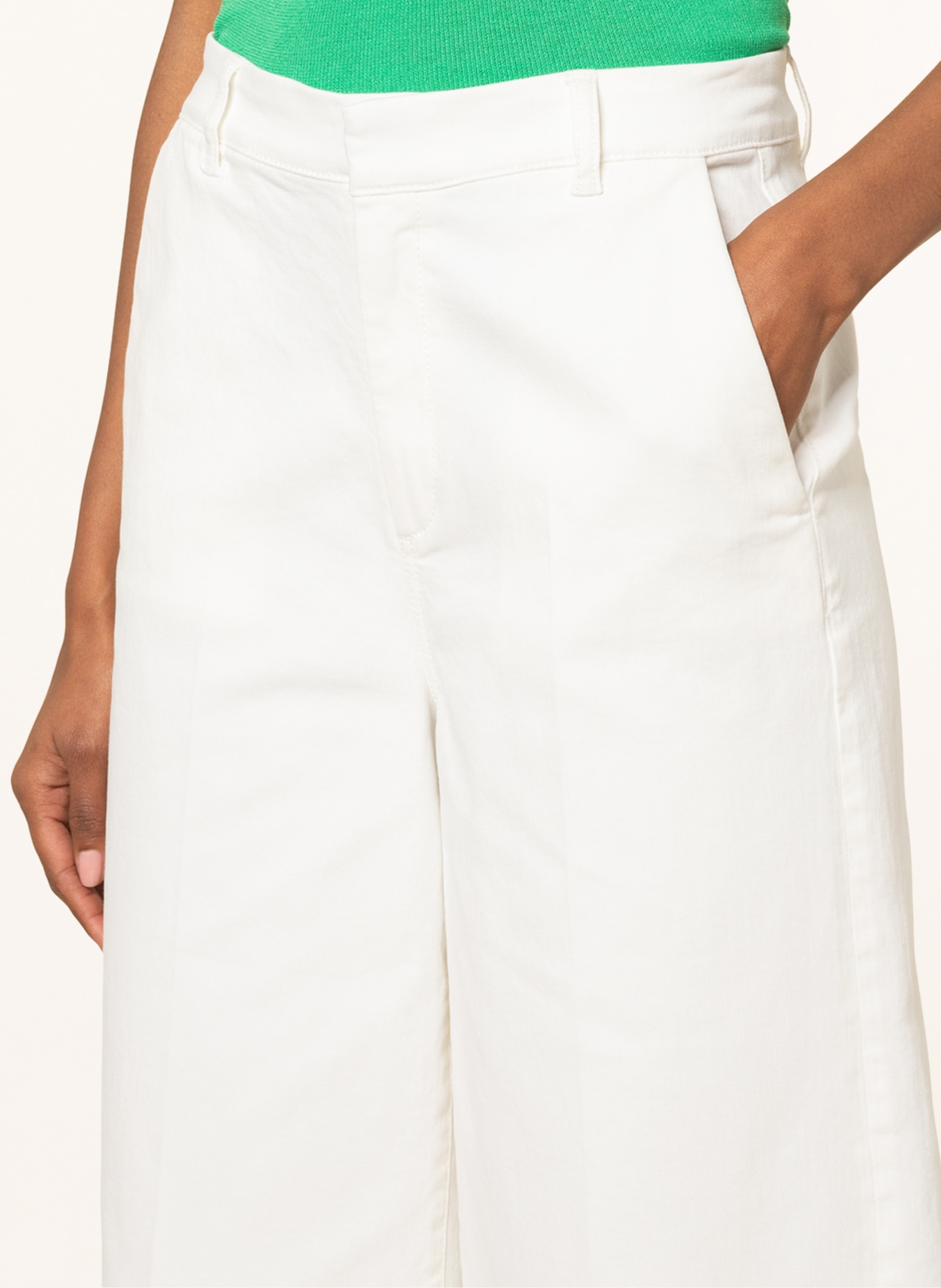s.Oliver BLACK LABEL Culotte jeans, Color: 03Z8 WHITE (Image 5)