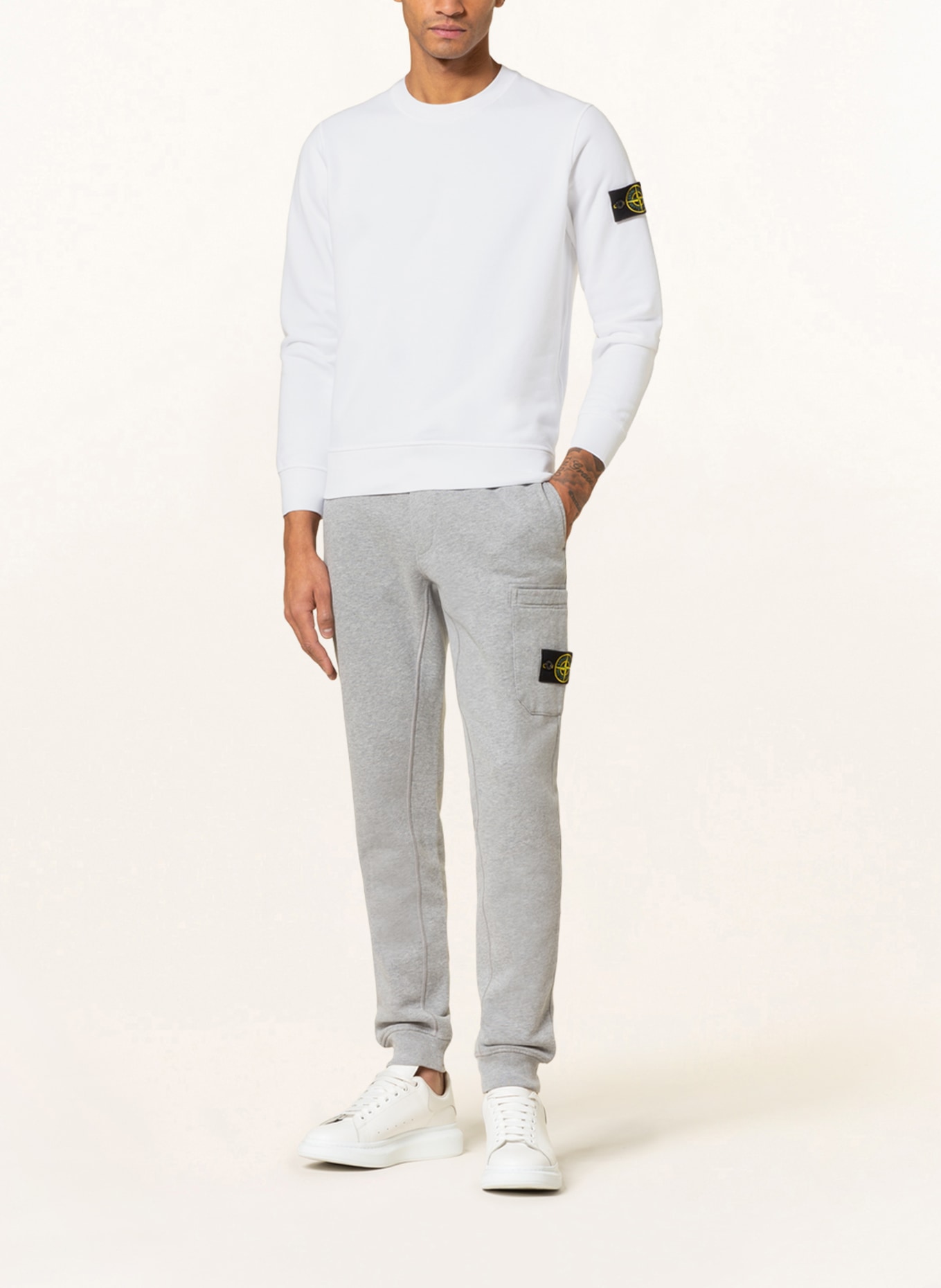 STONE ISLAND Sweatshirt, Color: WHITE (Image 2)