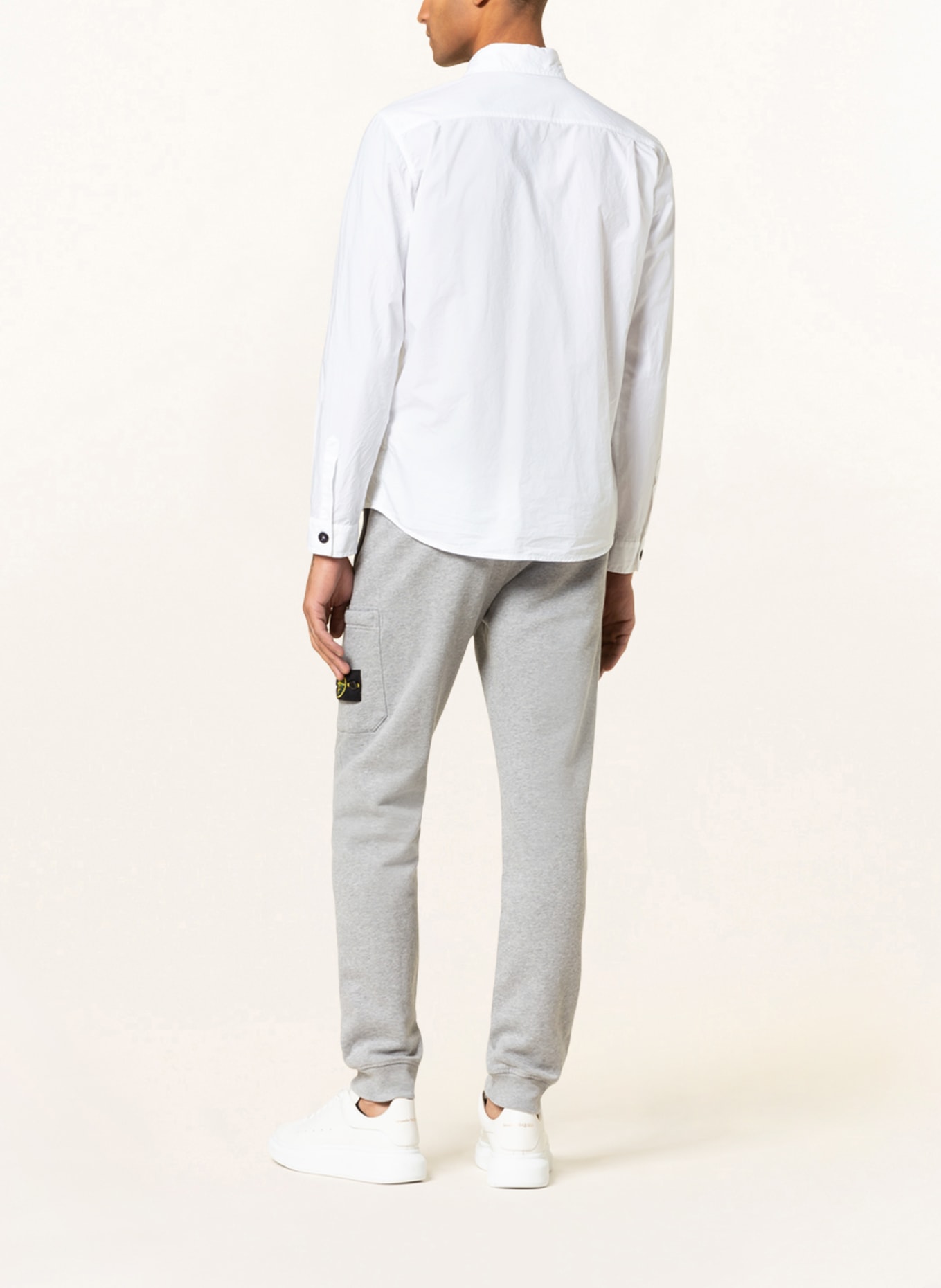 STONE ISLAND Shirt regular fit, Color: WHITE (Image 3)