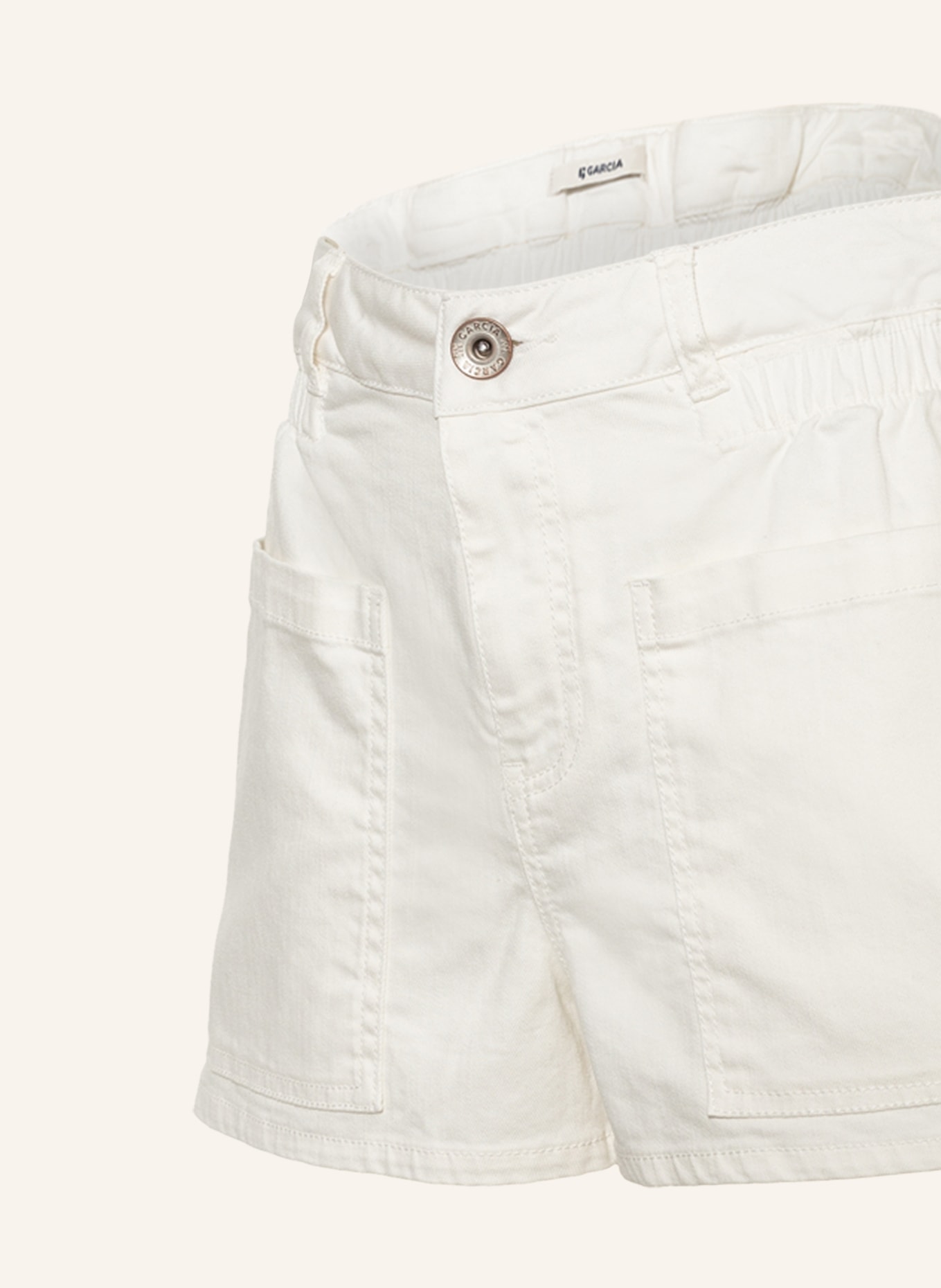 GARCIA Szorty jeansowe , Kolor: KREMOWY (Obrazek 3)