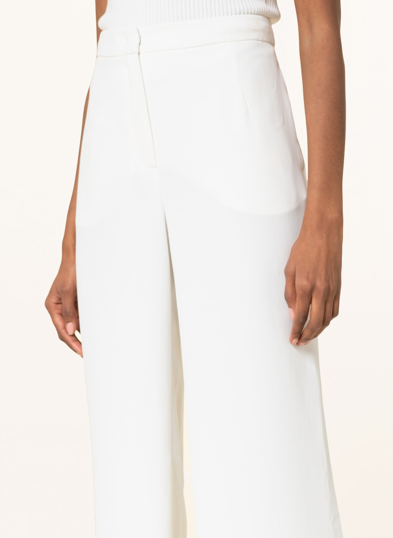 V by Vera Mont Wide leg trousers, Color: WHITE (Image 5)
