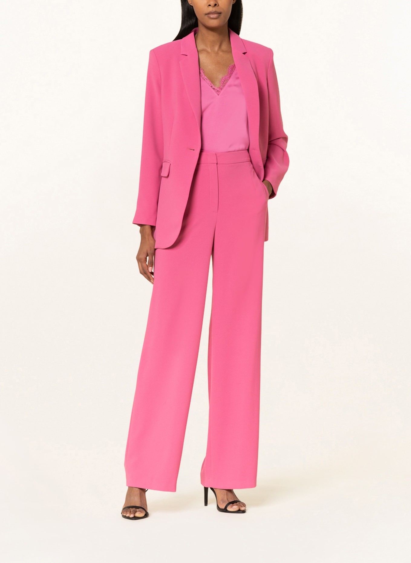 V by Vera Mont Wide leg trousers, Color: PINK (Image 2)