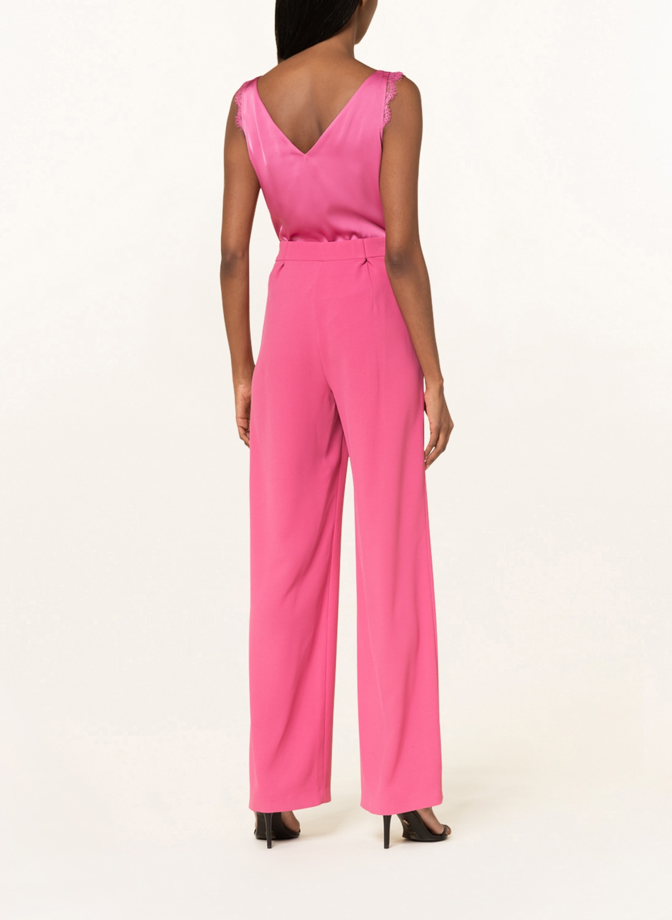 V by Vera Mont Wide leg trousers, Color: PINK (Image 3)