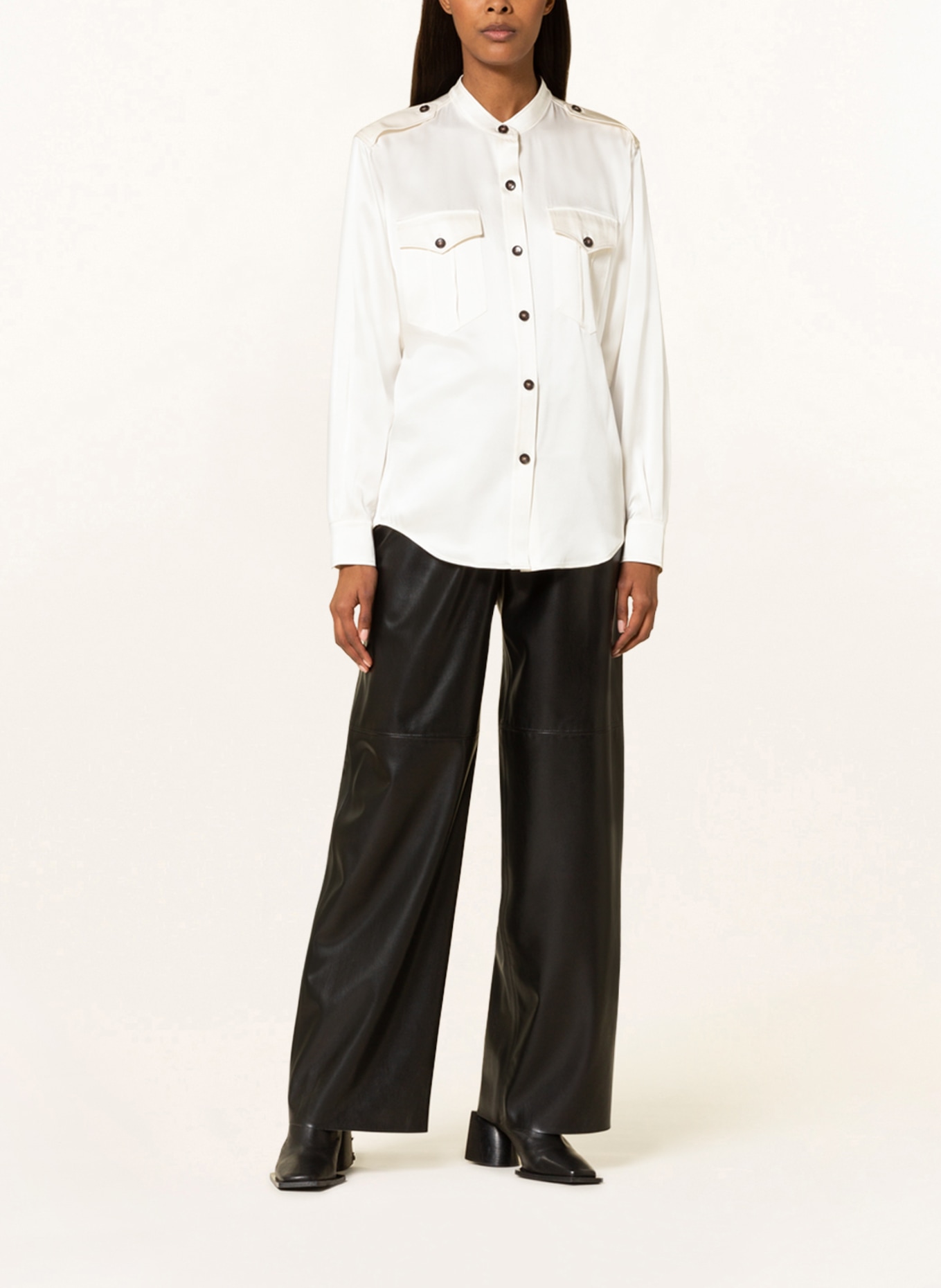 VIKY RADER STUDIO Silk blouse, Color: CREAM (Image 2)
