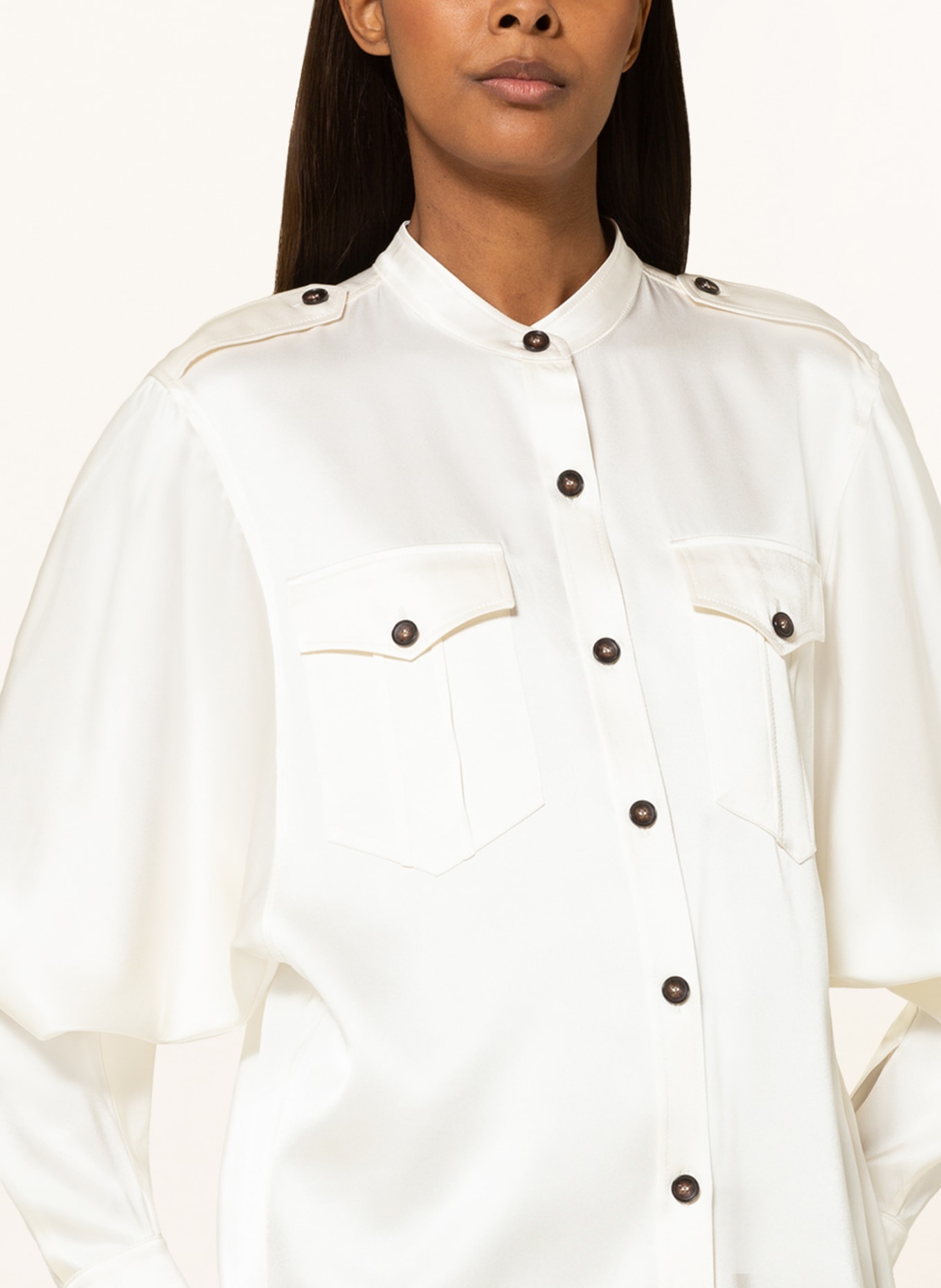 VIKY RADER STUDIO Silk blouse, Color: CREAM (Image 4)