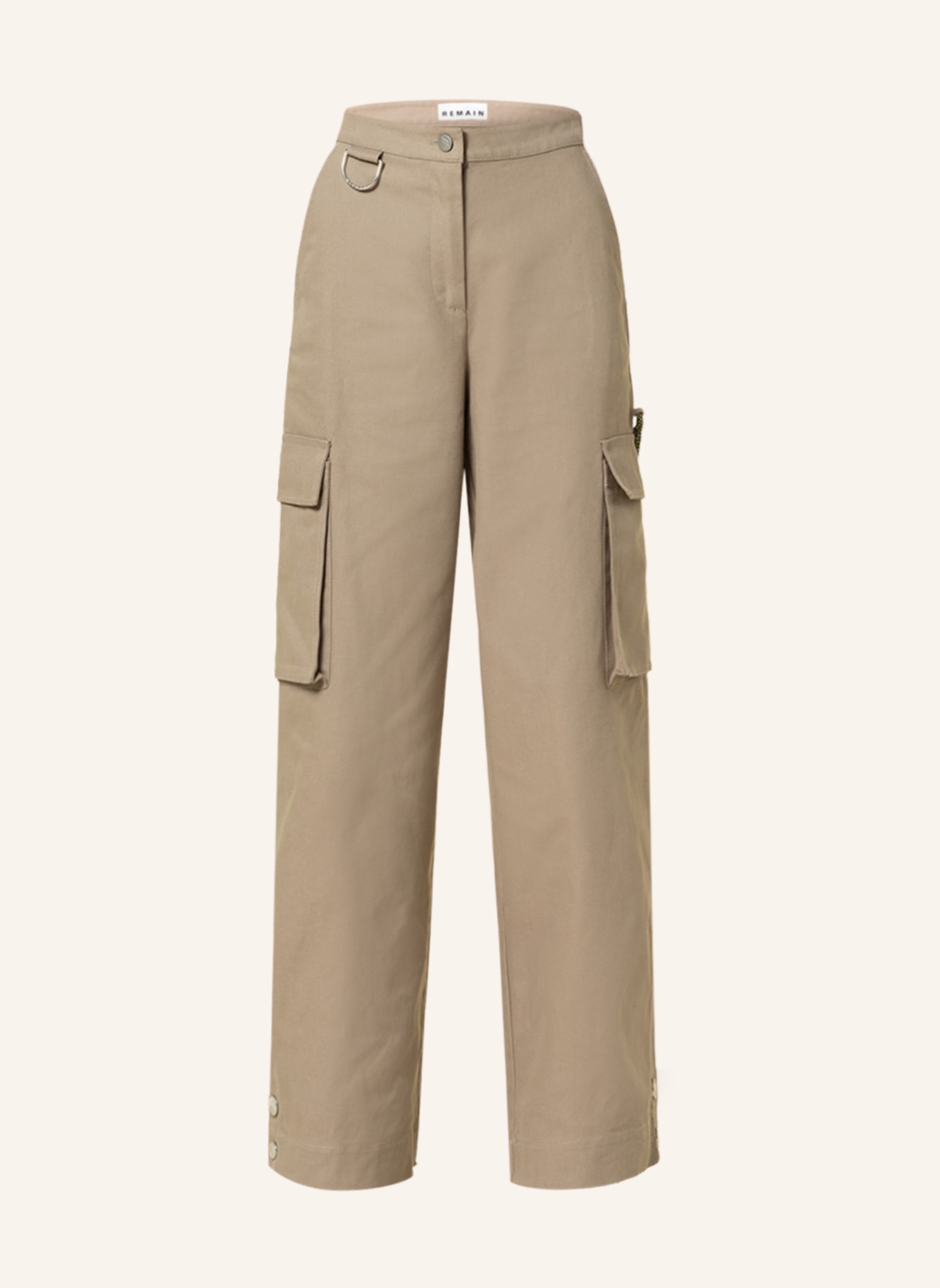REMAIN Cargo pants, Color: OLIVE (Image 1)