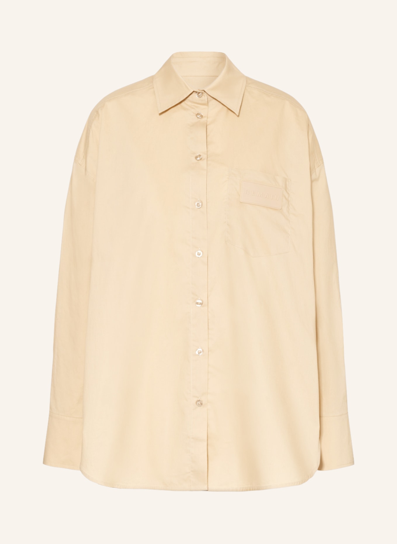 REMAIN Oversized shirt blouse, Color: BEIGE (Image 1)