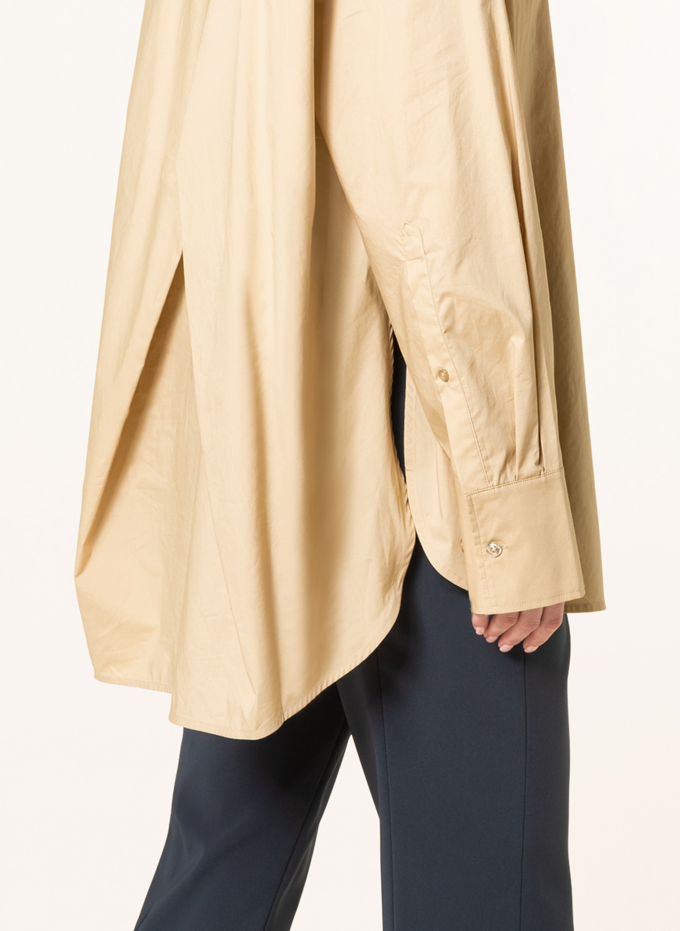 REMAIN Oversized shirt blouse, Color: BEIGE (Image 4)