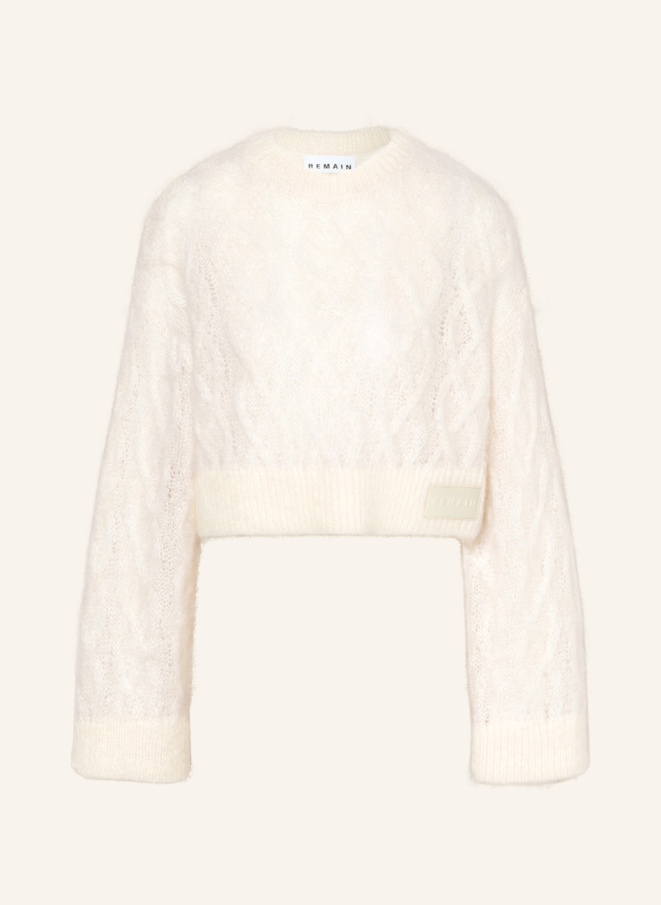 REMAIN Krótki sweter, Kolor: ECRU (Obrazek 1)