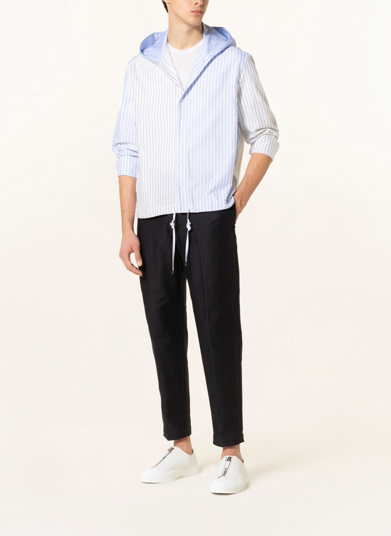 EMPORIO ARMANI Chino kalhoty Extra Slim Fit, Barva: TMAVĚ MODRÁ (Obrázek 2)