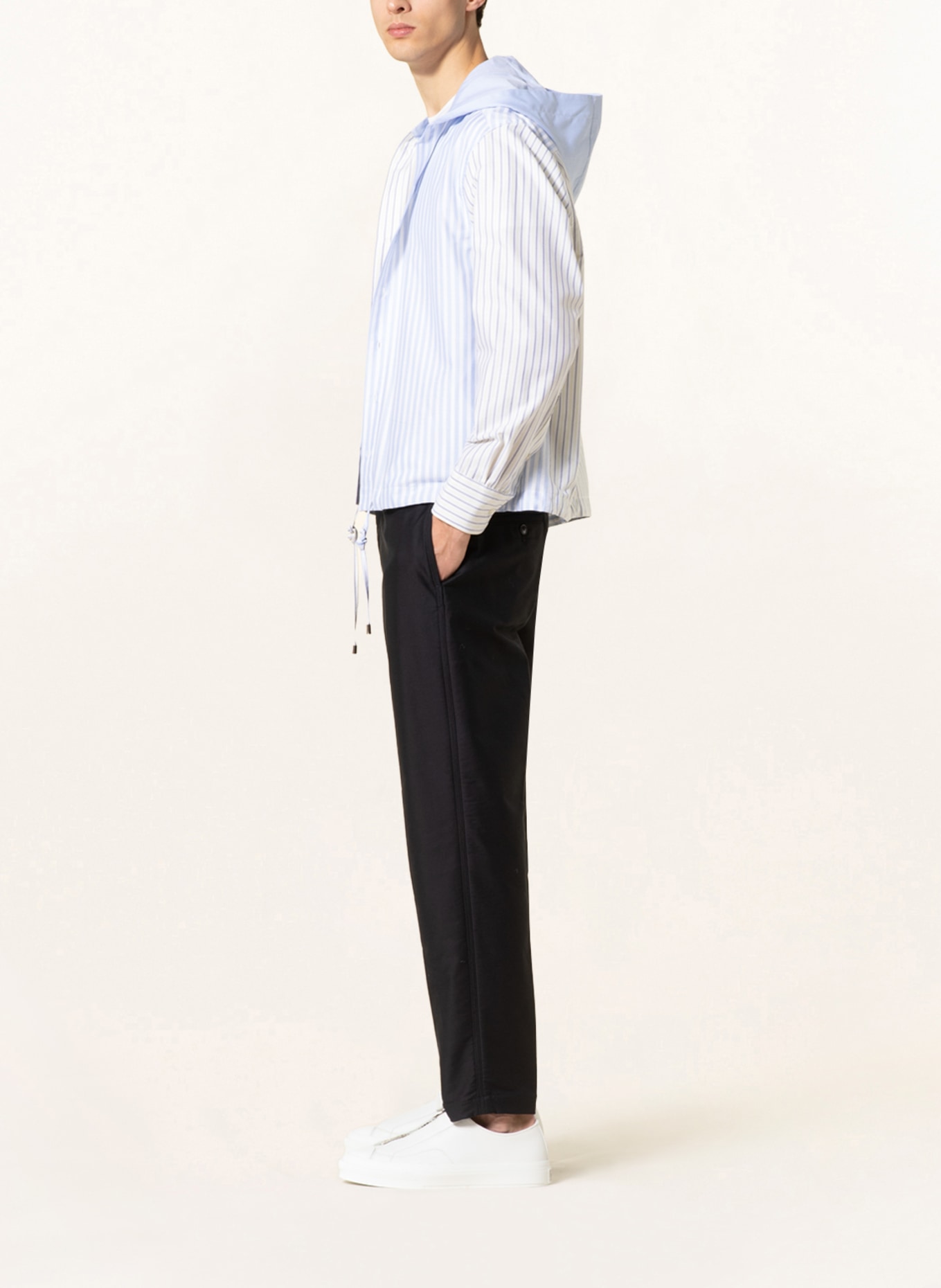 EMPORIO ARMANI Chino kalhoty Extra Slim Fit, Barva: TMAVĚ MODRÁ (Obrázek 4)