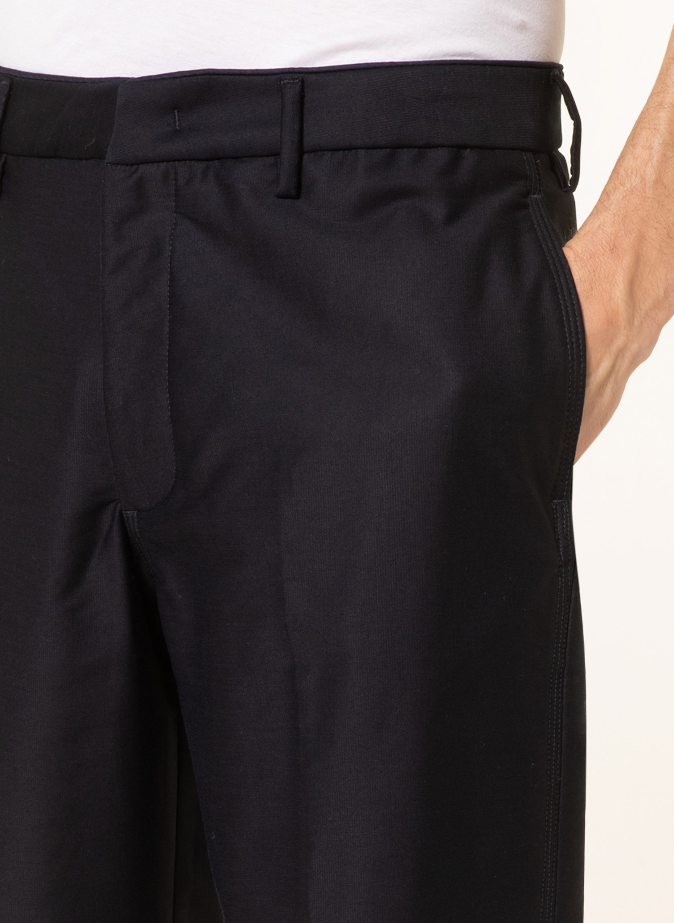 EMPORIO ARMANI Chino kalhoty Extra Slim Fit, Barva: TMAVĚ MODRÁ (Obrázek 5)