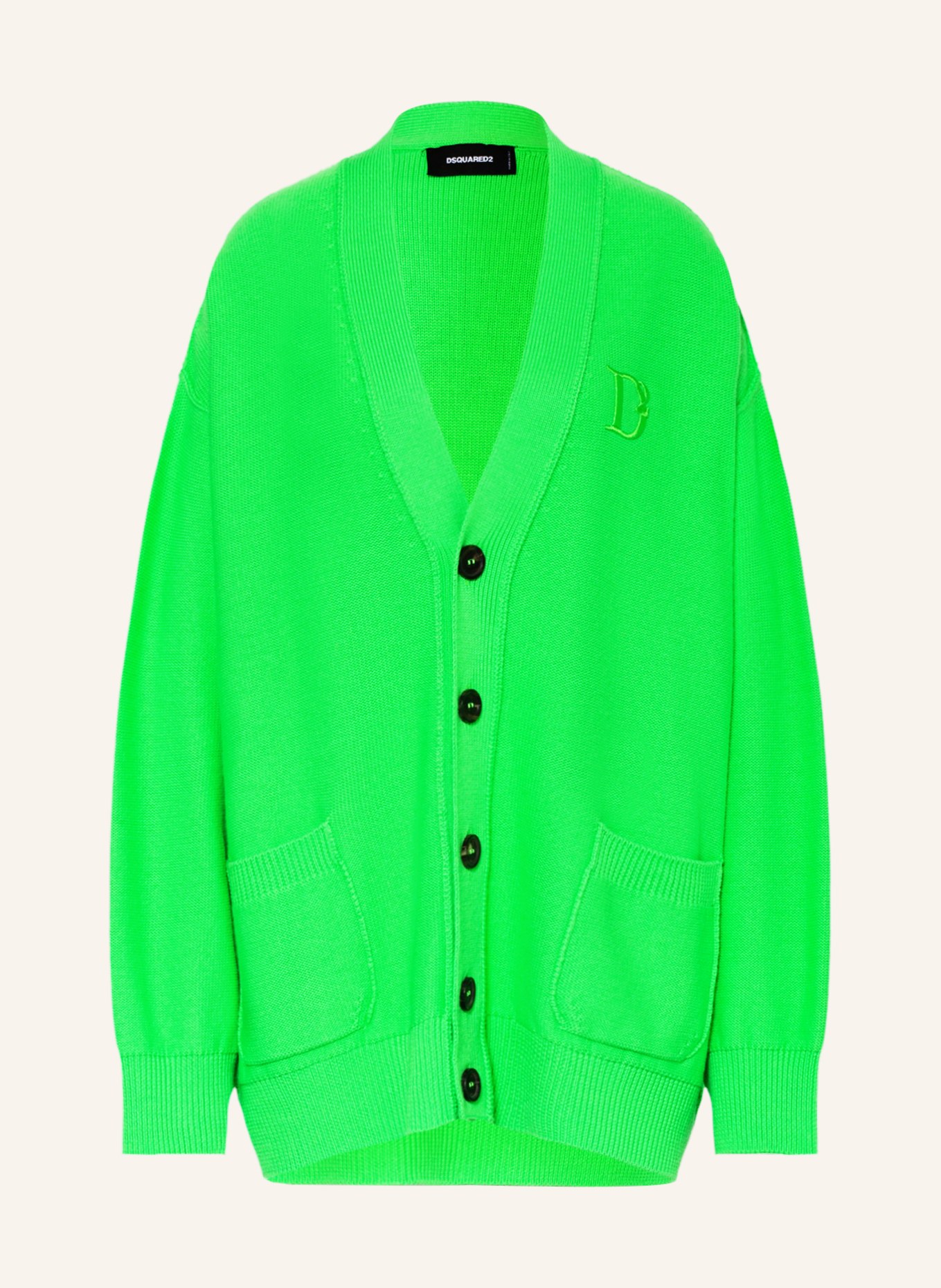 DSQUARED2 Cardigan , Color: NEON GREEN (Image 1)