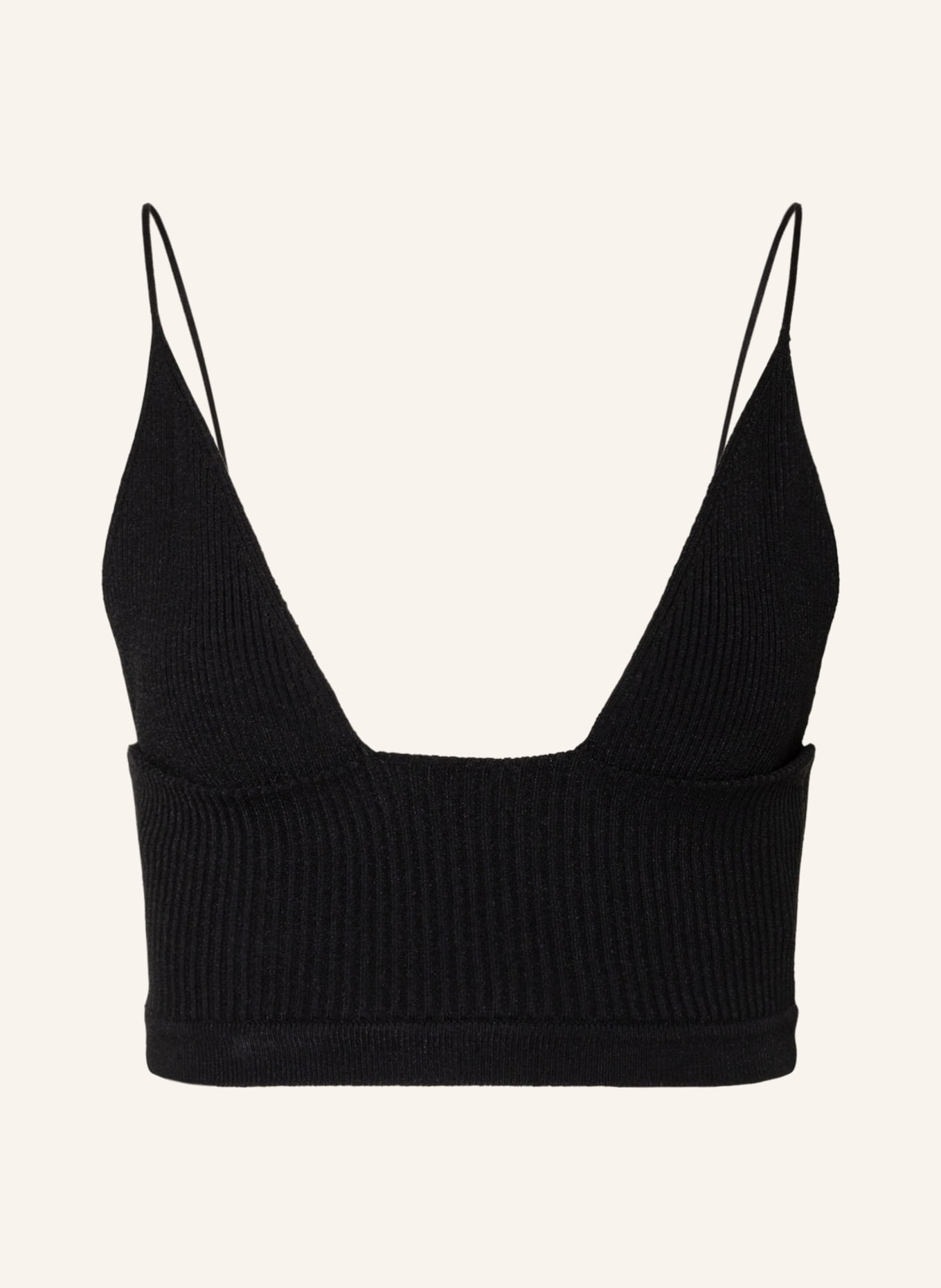 DSQUARED2 Cropped knit top, Color: BLACK (Image 1)