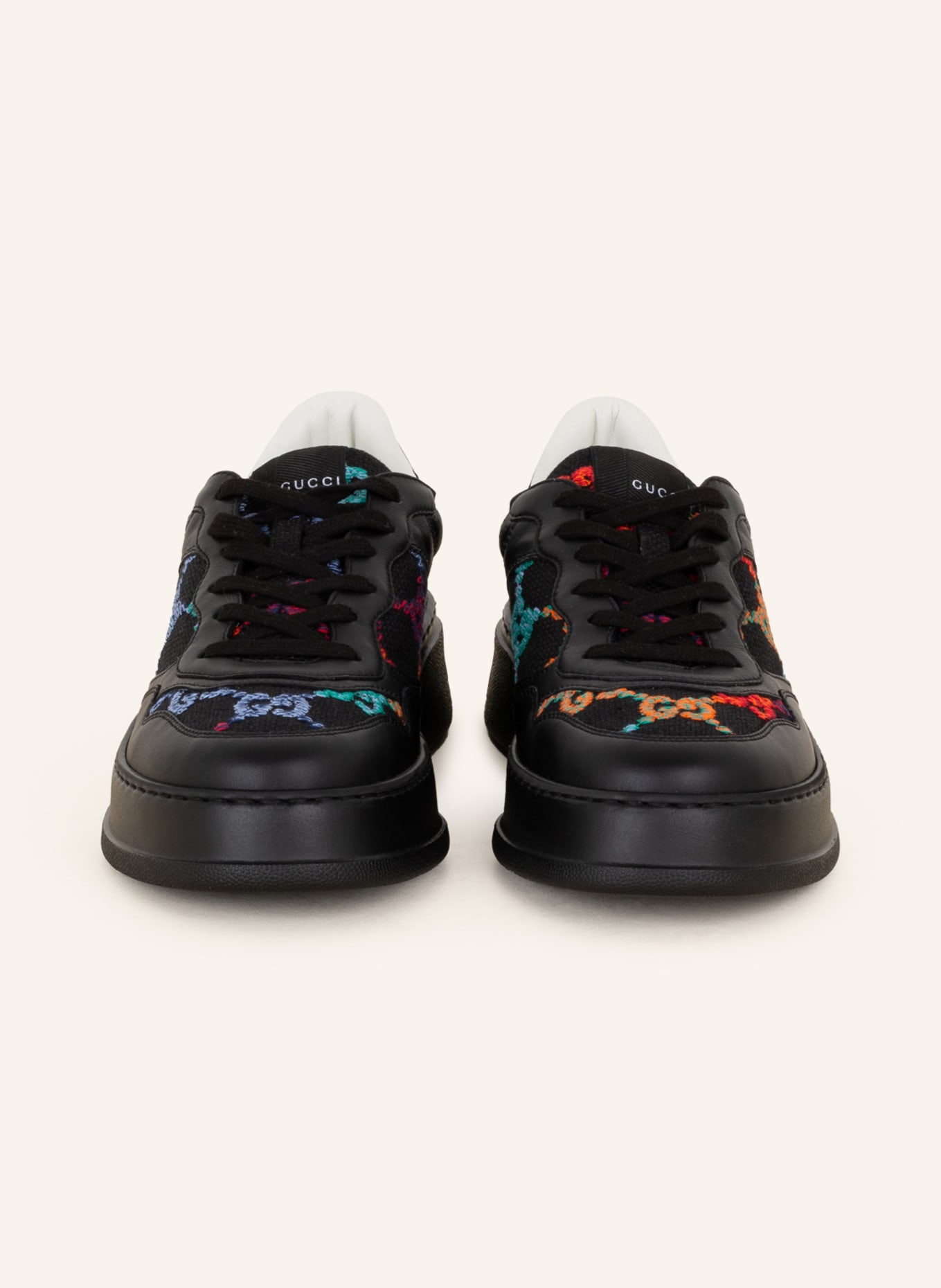 GUCCI Sneakers PSYCHEDELIC MINI GG, Color: BLACK/ LIGHT BLUE/ RED (Image 3)