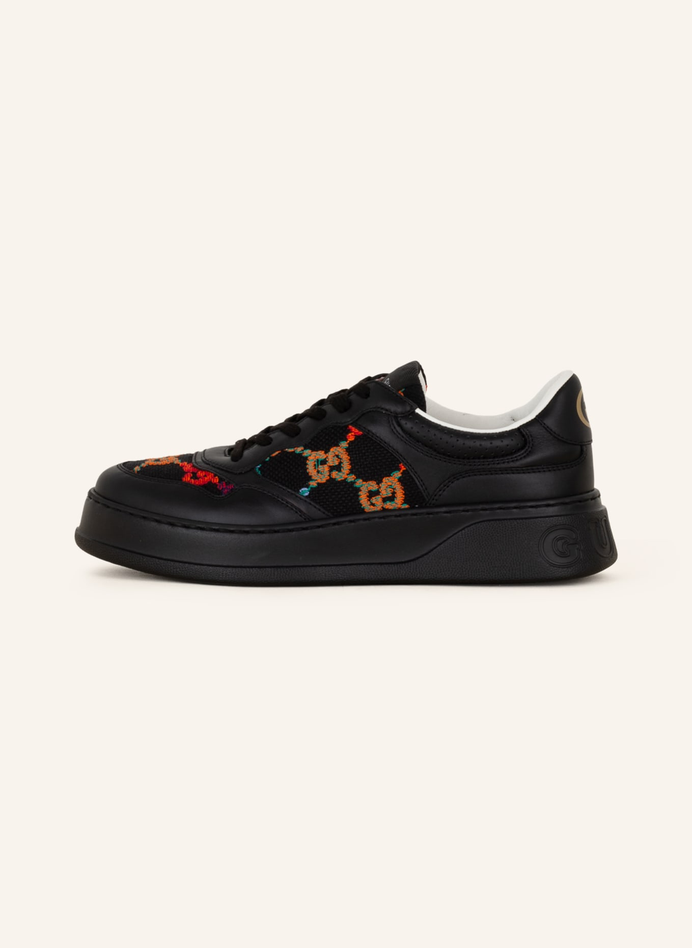 GUCCI Sneakers PSYCHEDELIC MINI GG, Color: BLACK/ LIGHT BLUE/ RED (Image 4)