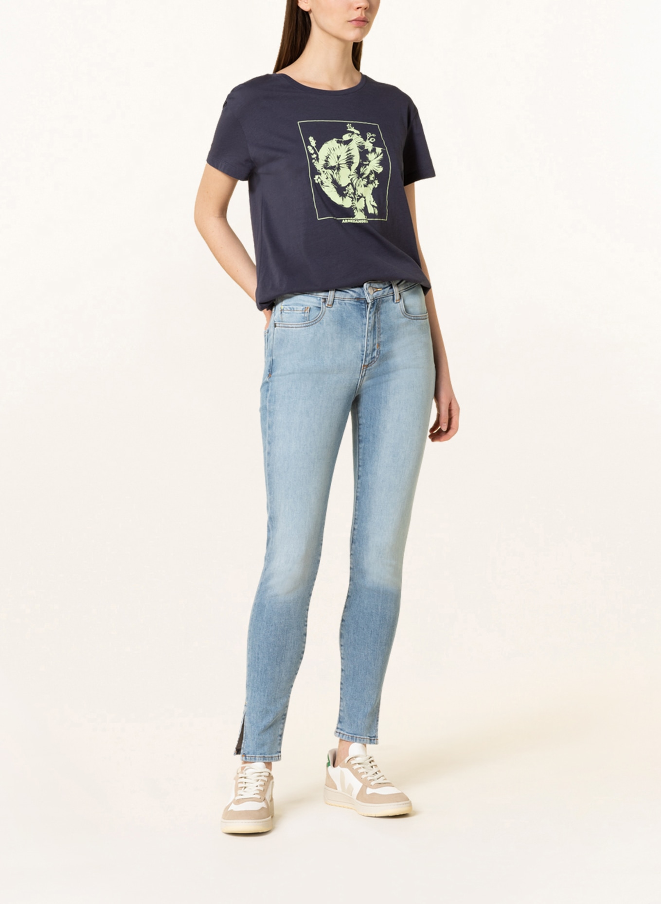 ARMEDANGELS Straight Jeans TILLAA, Farbe: 2363 pearl blue (Bild 2)