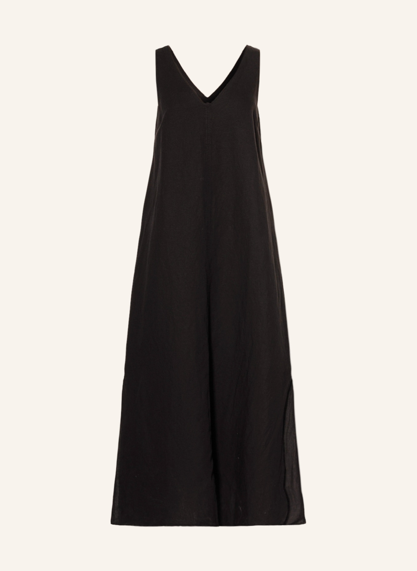 ARMEDANGELS Dress JORNAA LINO with linen, Color: BLACK (Image 1)