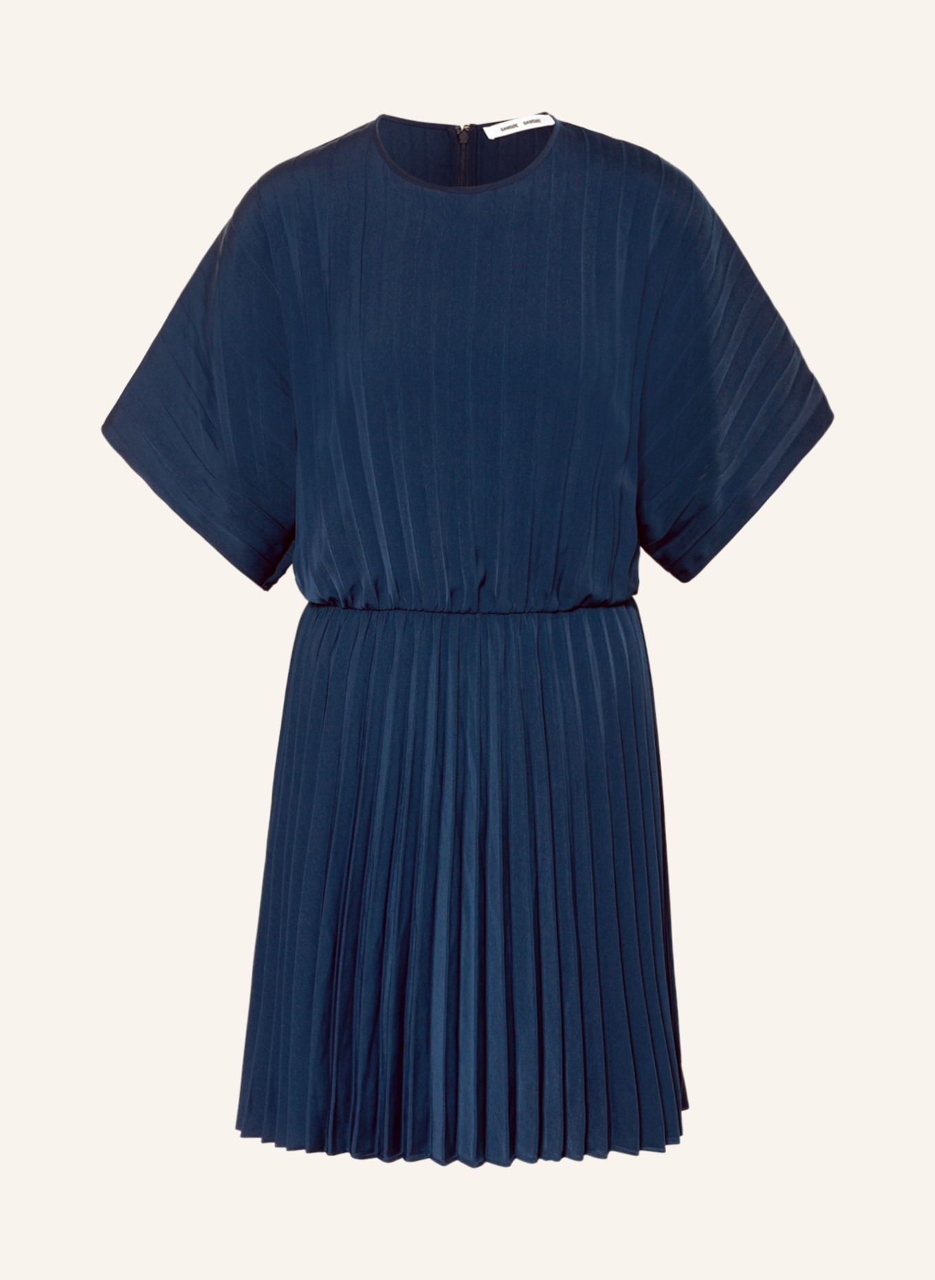 SAMSØE  SAMSØE Pleated dress ANNICA, Color: DARK BLUE (Image 1)