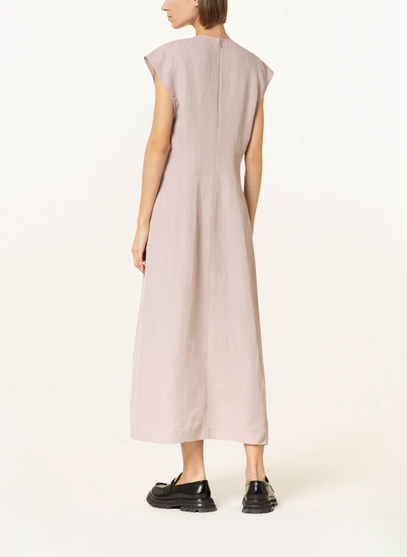 FABIANA FILIPPI Dress with linen, Color: ROSE (Image 3)
