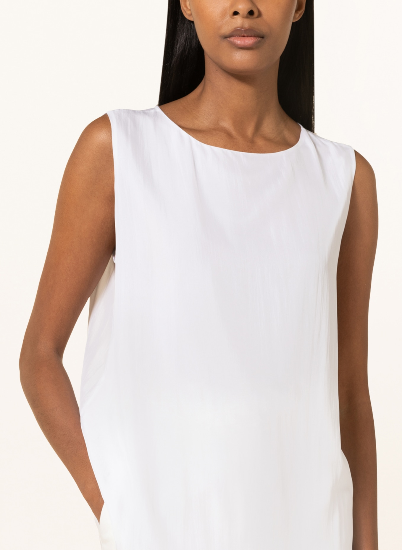 FABIANA FILIPPI Top with silk and decorative beads, Color: WHITE (Image 4)
