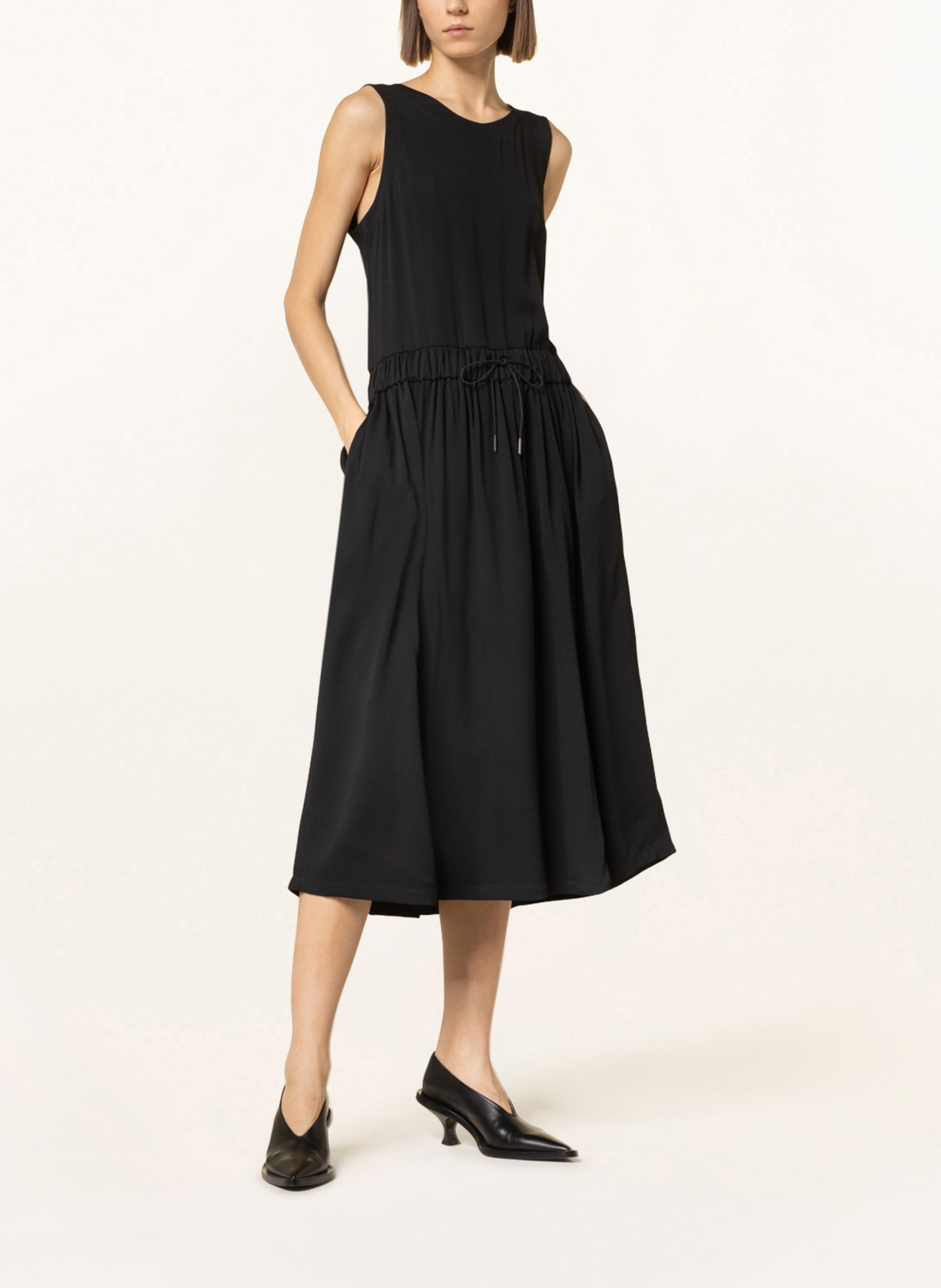 FABIANA FILIPPI Dress with in silk black