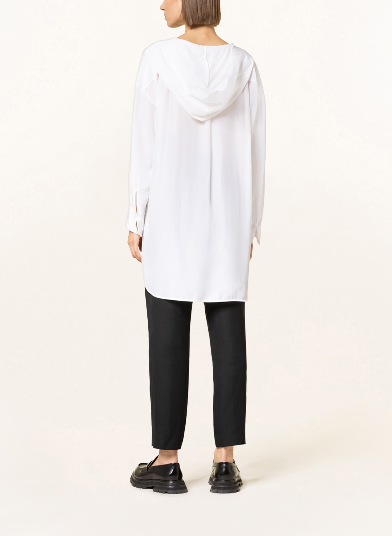 FABIANA FILIPPI Blouse with silk, Color: WHITE (Image 3)