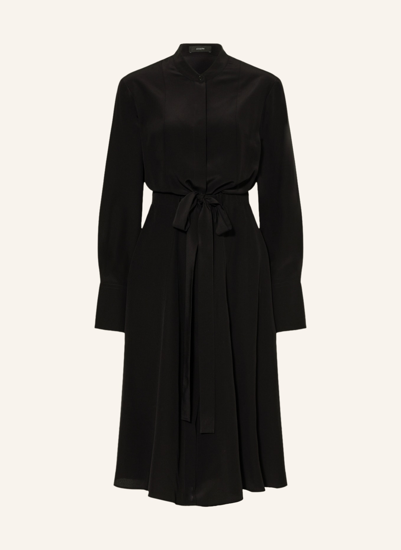 JOSEPH Silk dress FAIRBAIM, Color: BLACK (Image 1)